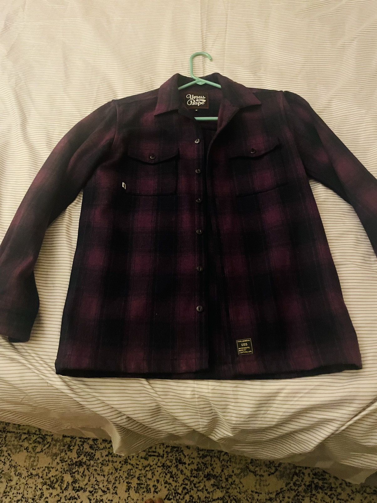 Bape Bape Ursus Wool Flannel Button up (M) Size US M / EU 48-50 / 2 - 1 Thumbnail