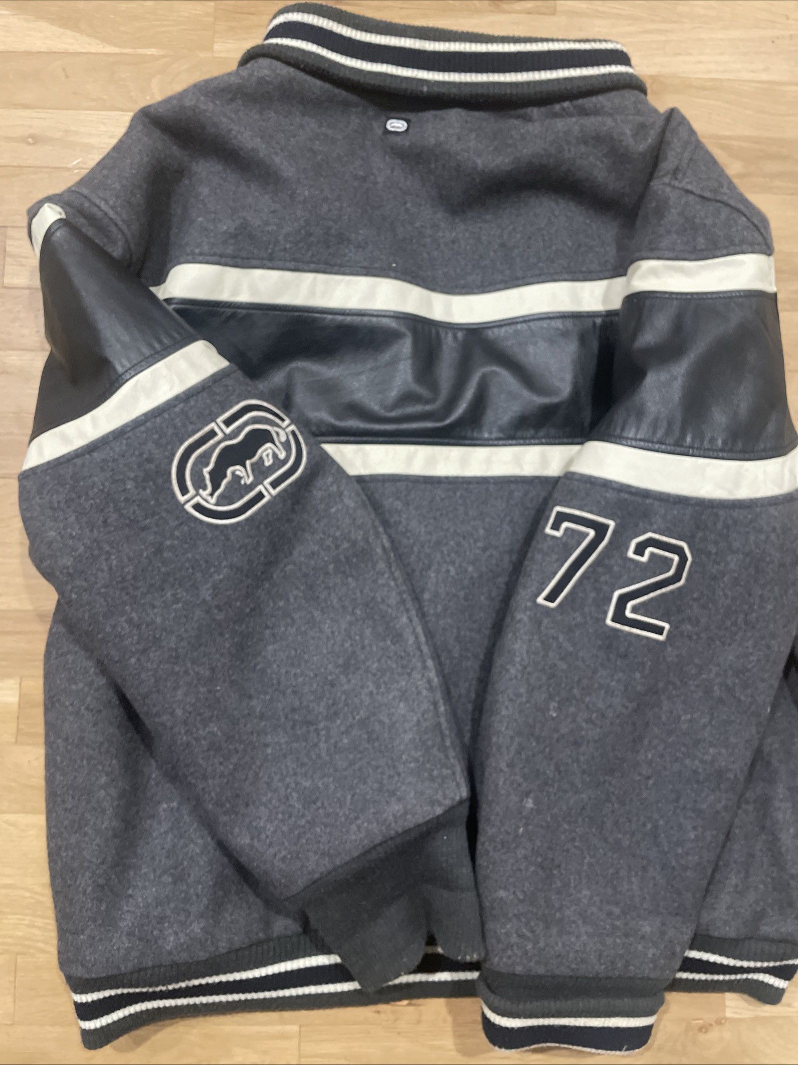 Ecko Unltd. Vintage Ecko Unltd Level 6 Varsity Jacket 4XL Y2K Streetwear Size US XXL / EU 58 / 5 - 1 Thumbnail