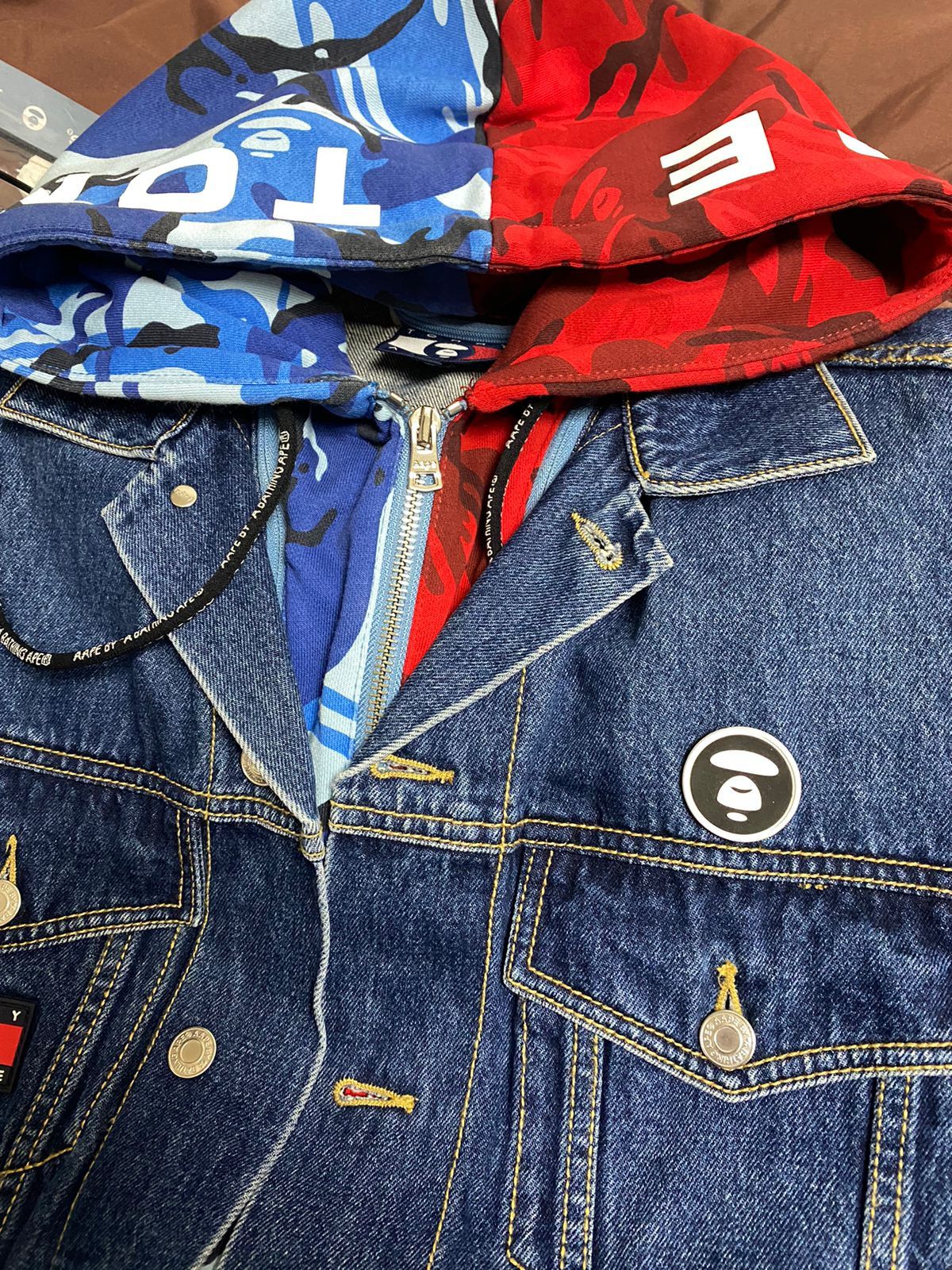 Aape × Tommy Hilfiger Tommy Hilfiger x Aape Denim Jacket Size US L / EU 52-54 / 3 - 5 Thumbnail