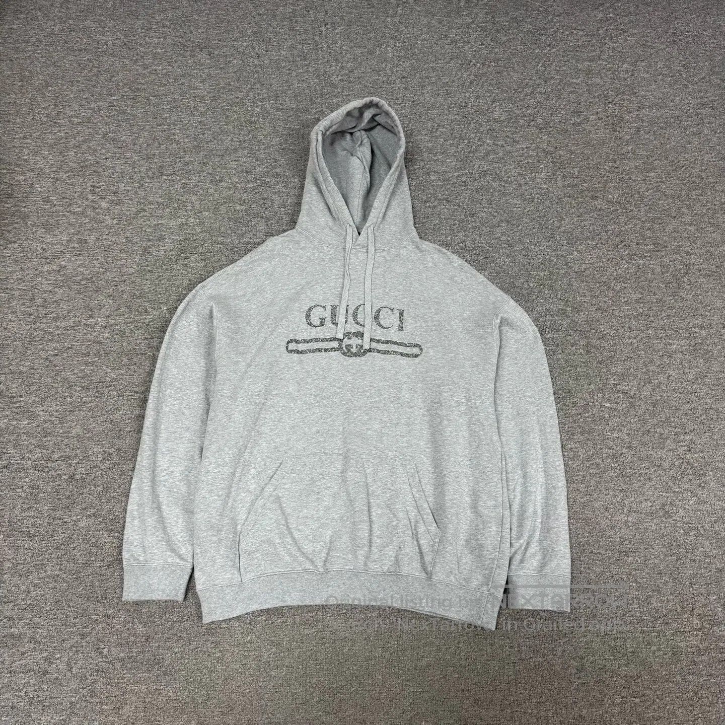 Gucci Guicci New logo: Water diamond letter logo hooded hoodie| Size S / US 4 / IT 40 - 1 Thumbnail