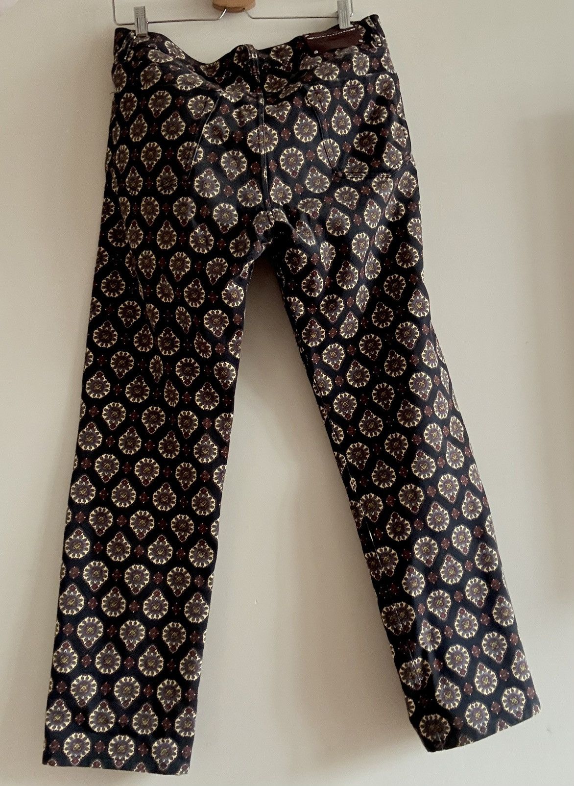 Dries Van Noten Dries Van Noten Patterned Denim Pants Size US 32 / EU 48 - 2 Thumbnail