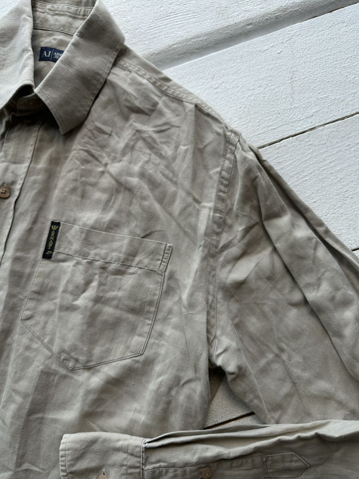 Armani RARE🚨 ARMANI JEANS VINTAGE SHIRT LUXURY BUTTON UP 90s Size US M / EU 48-50 / 2 - 7 Thumbnail