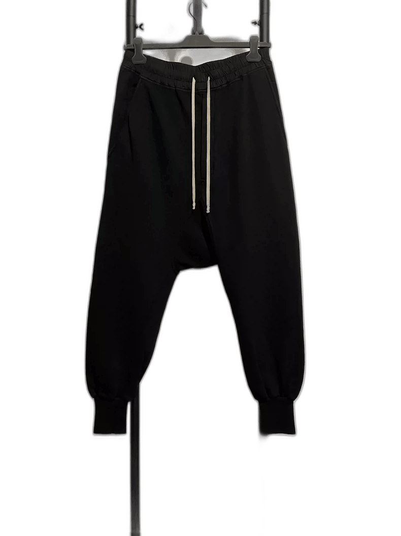 Rick Owens rick owens M size fleece-lined drawstring pants-2508 Size US 30 / EU 46 - 1 Thumbnail