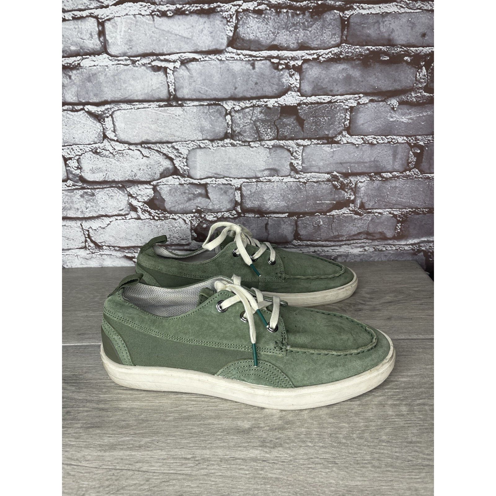 Globe Globe Green Suede Leather Casual Low Lace Sneakers Shoes Men Size US 9.5 / EU 42-43 - 18 Thumbnail