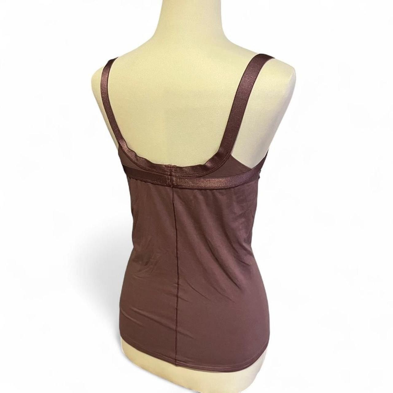 Other Vintage y2k fairy brown lace cami top with floral embroidery Size S / US 4 / IT 40 - 5 Thumbnail