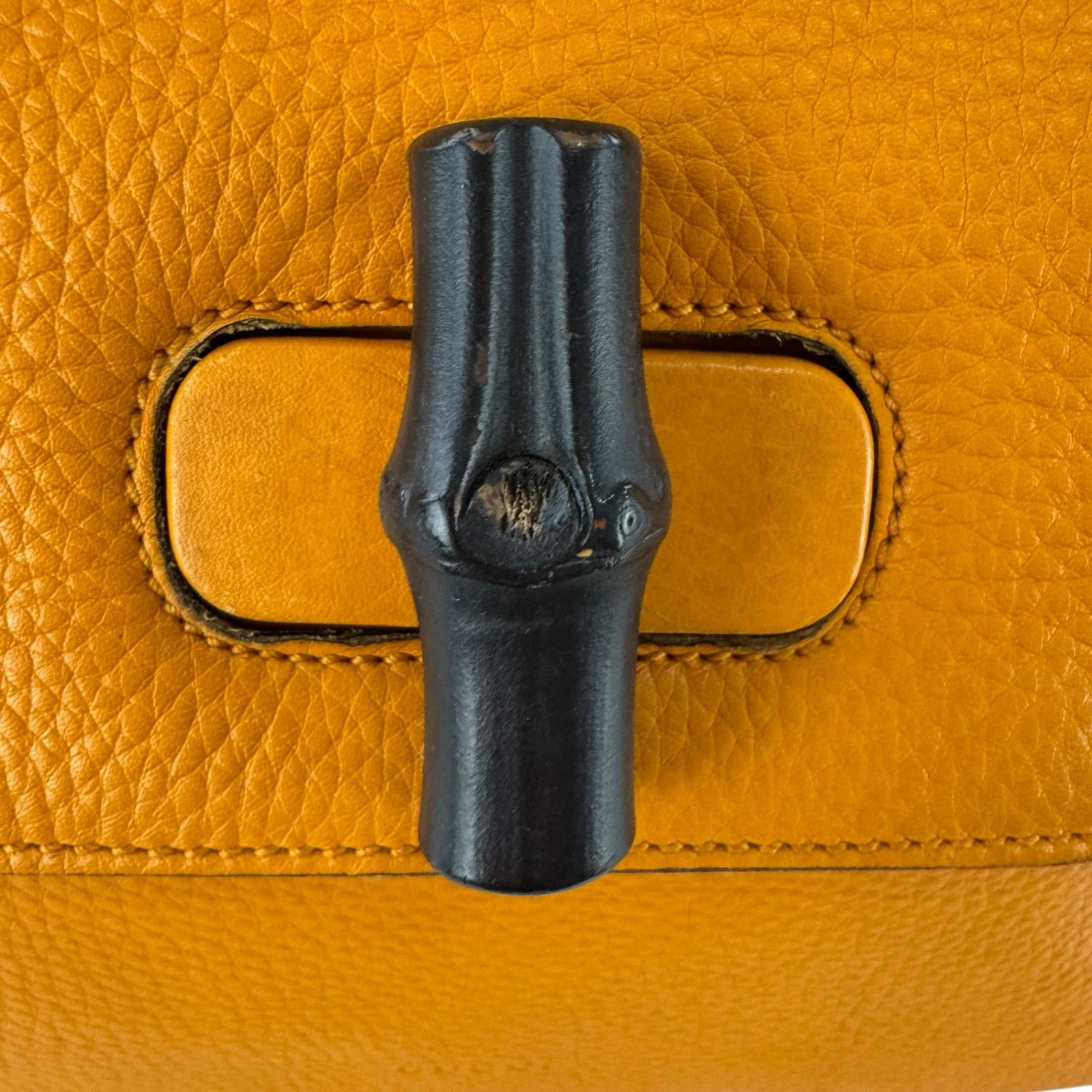 Gucci Gucci Orange Bamboo Two-Way Bag Size ONE SIZE - 14 Thumbnail