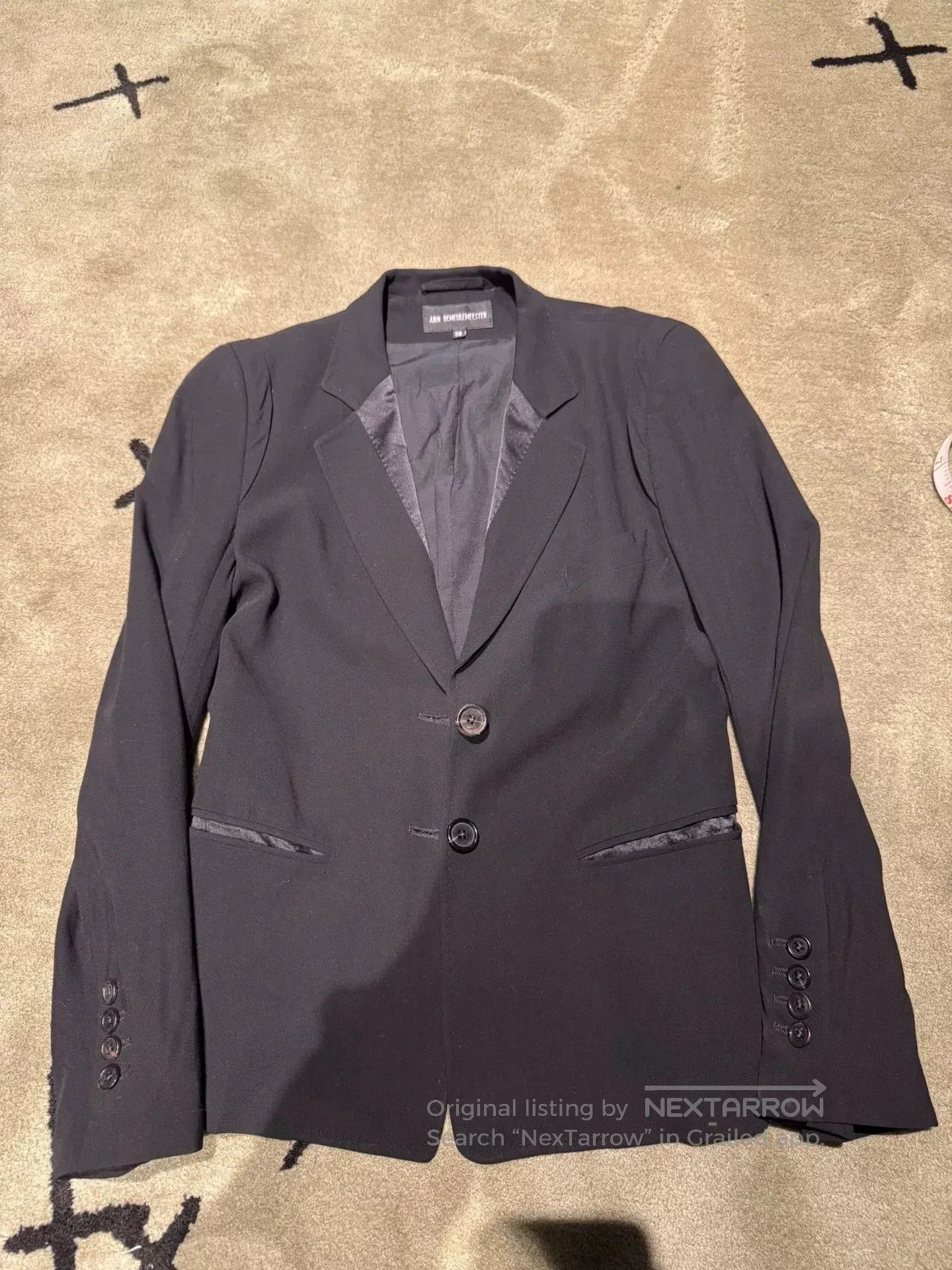 Ann Demeulemeester Ann Demeulemeester Women's Silk Blazer. Size S / US 4 / IT 40 - 6 Thumbnail