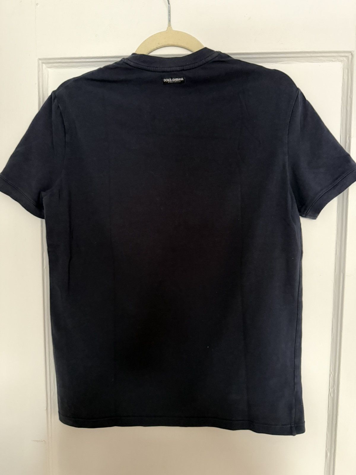 Dolce & Gabbana Dolce & Gabbana Men's Short Sleeve Navy T-Shirt XS Size US XS / EU 42 / 0 - 4 Thumbnail