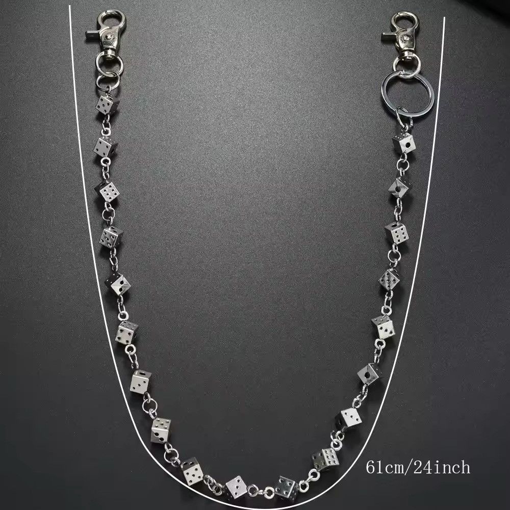 Jewelry Punk Wallet Dice Chain Size ONE SIZE - 3 Thumbnail