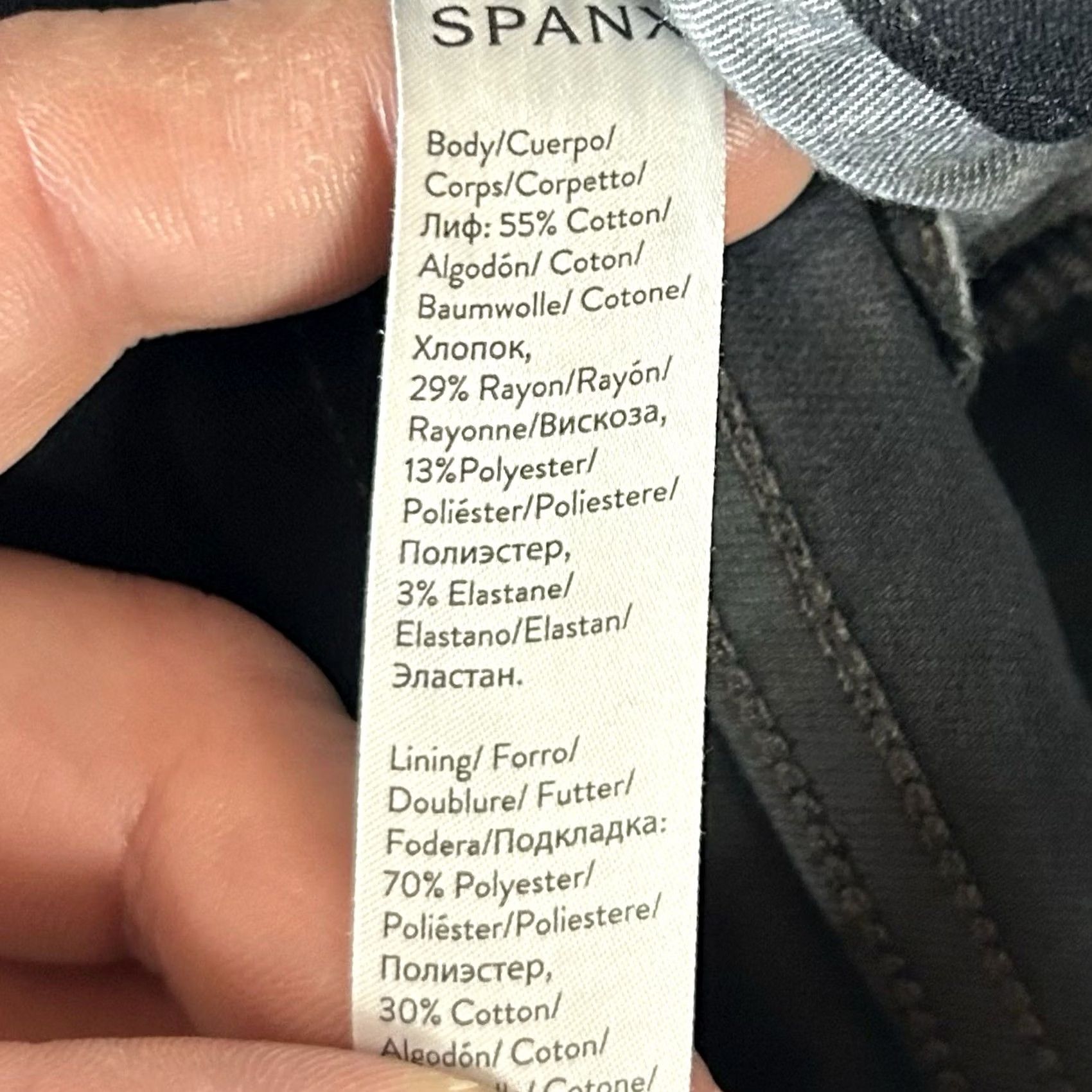 Spanx Spanx Twill Ankle Cargo Pants Womens Medium Gray Slim Fit Stretch Pants Size 32" / US 10 / IT 46 - 5 Thumbnail