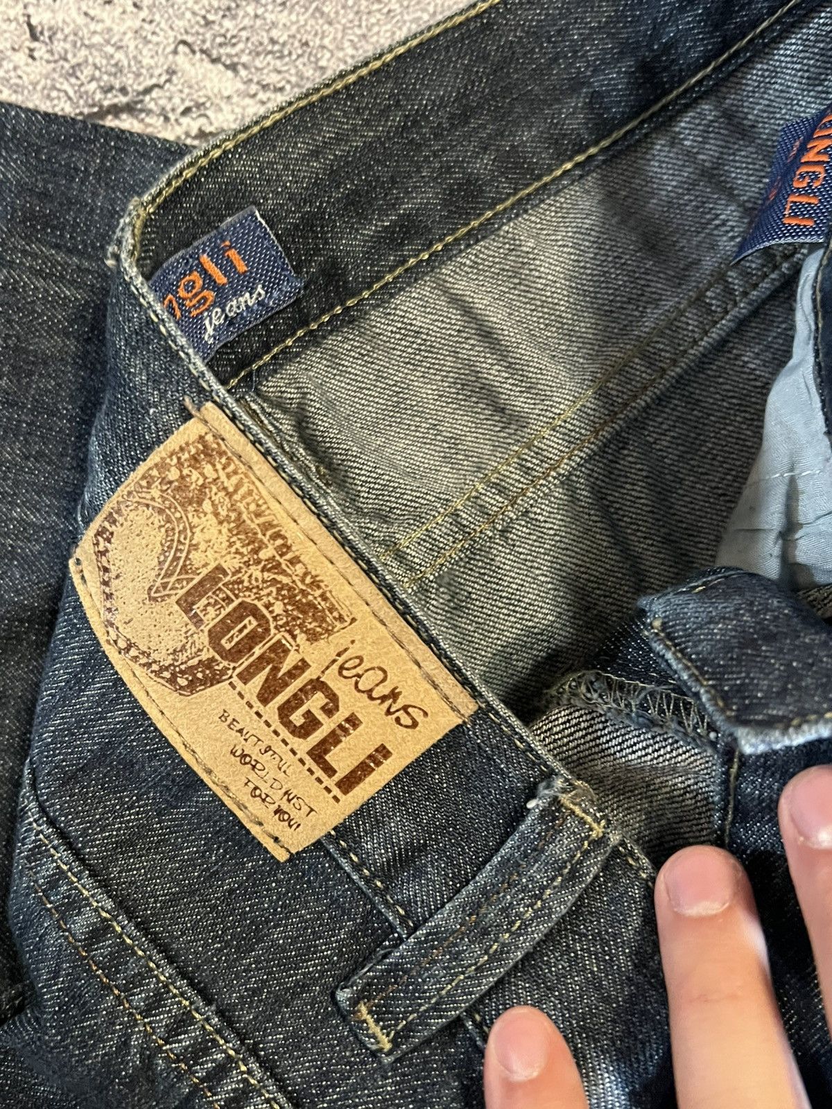 Vintage RARE Vintage Balenciaga Style Baggy Y2K Jean - Archive Avan Size US 31 - 10 Thumbnail