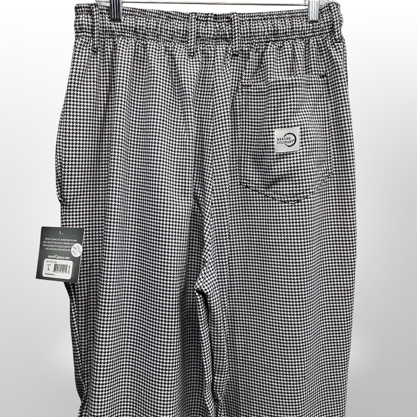 Other Mercer Culinary Black and White Checkered Pants NWT Size US 34 / EU 50 - 2 Thumbnail