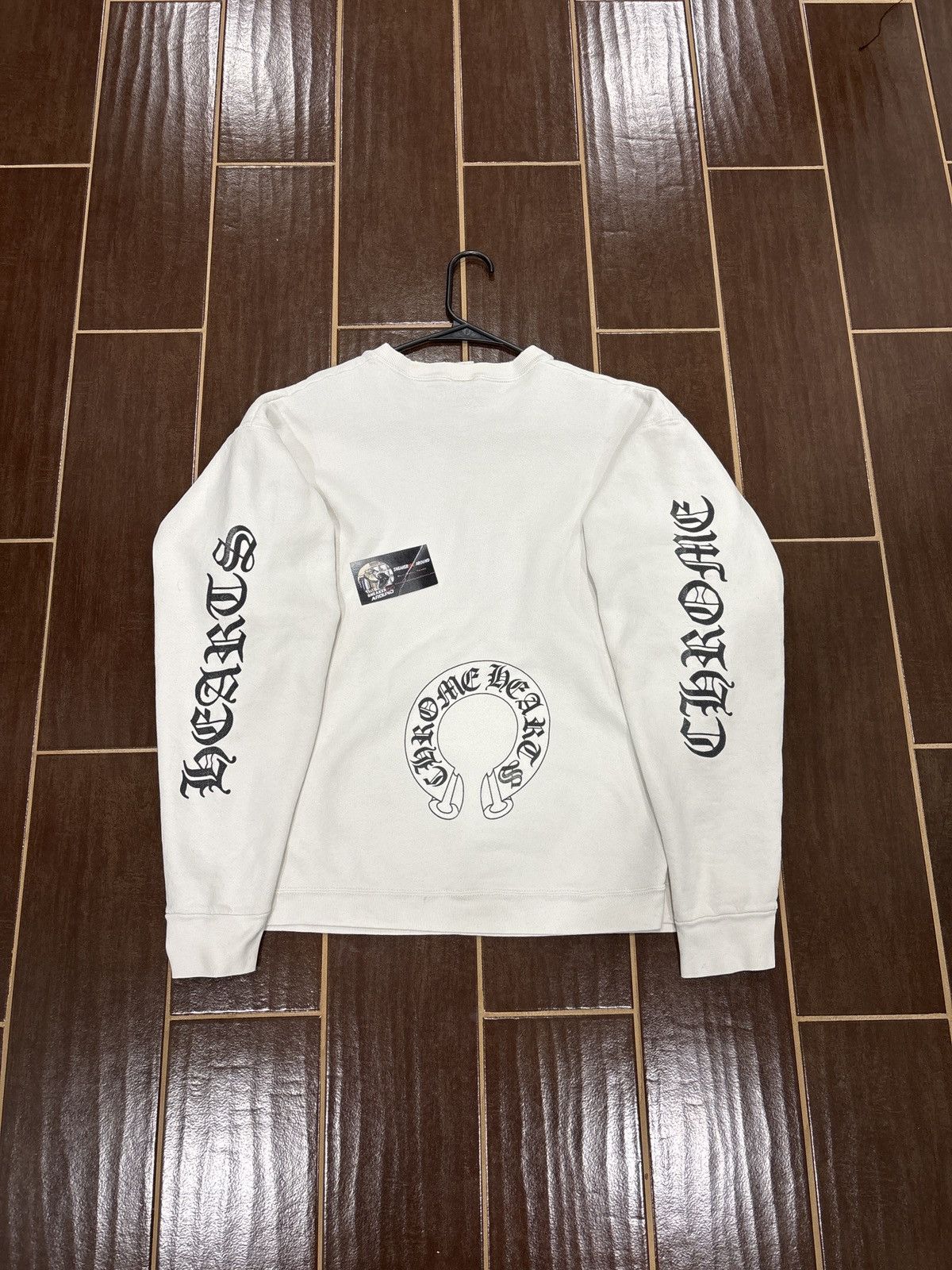 Chrome Hearts VINTAGE Chrome Hearts Horseshoe Crewneck Size Large Size US L / EU 52-54 / 3 - 1 Thumbnail
