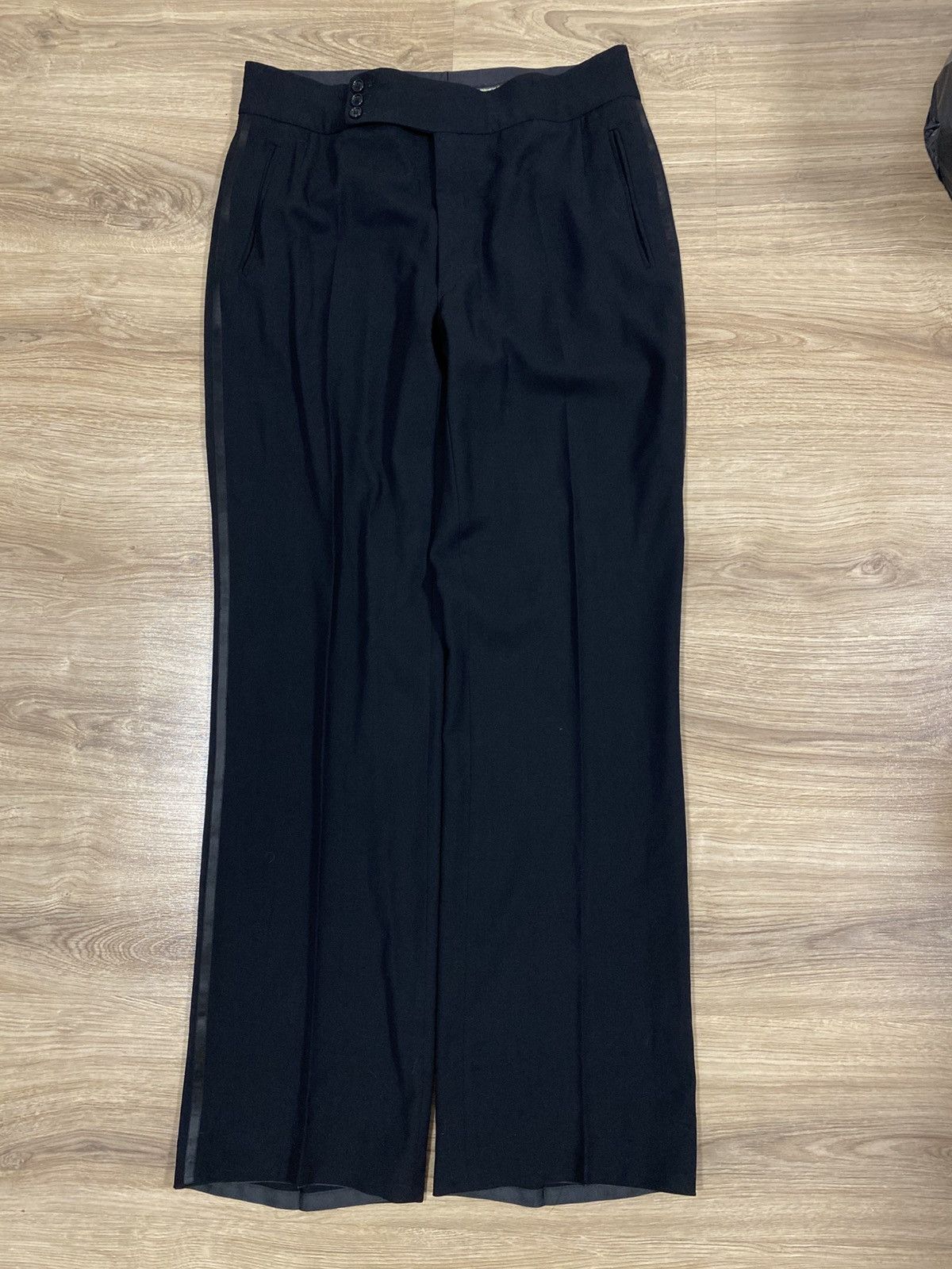 Vintage Regent Feinste Handarbeit Black Tuxedo with Shawl Lapel Suit Size 52R - 14 Thumbnail