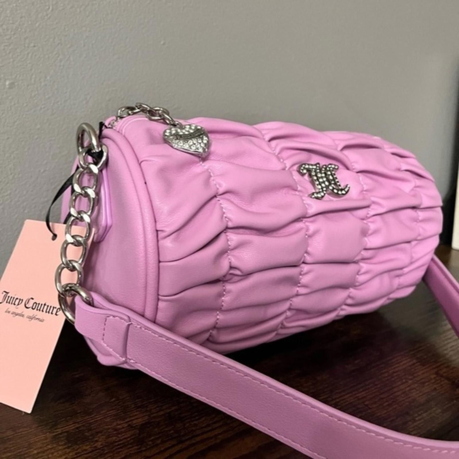 Juicy Couture Pink Run The World Shoulder Barrel Bag in Purple, Women's