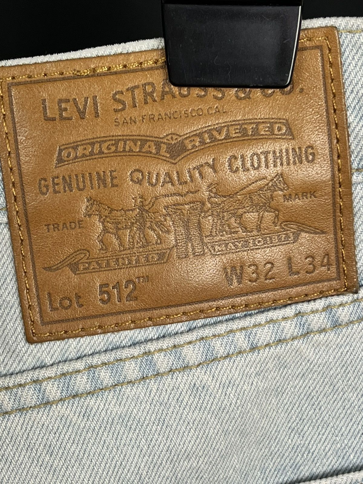 Levi's × Levi's Made & Crafted × Levi's Vintage Clothing Levis 512 Premium reflective jeans Size US 32 / EU 48 - 8 Thumbnail
