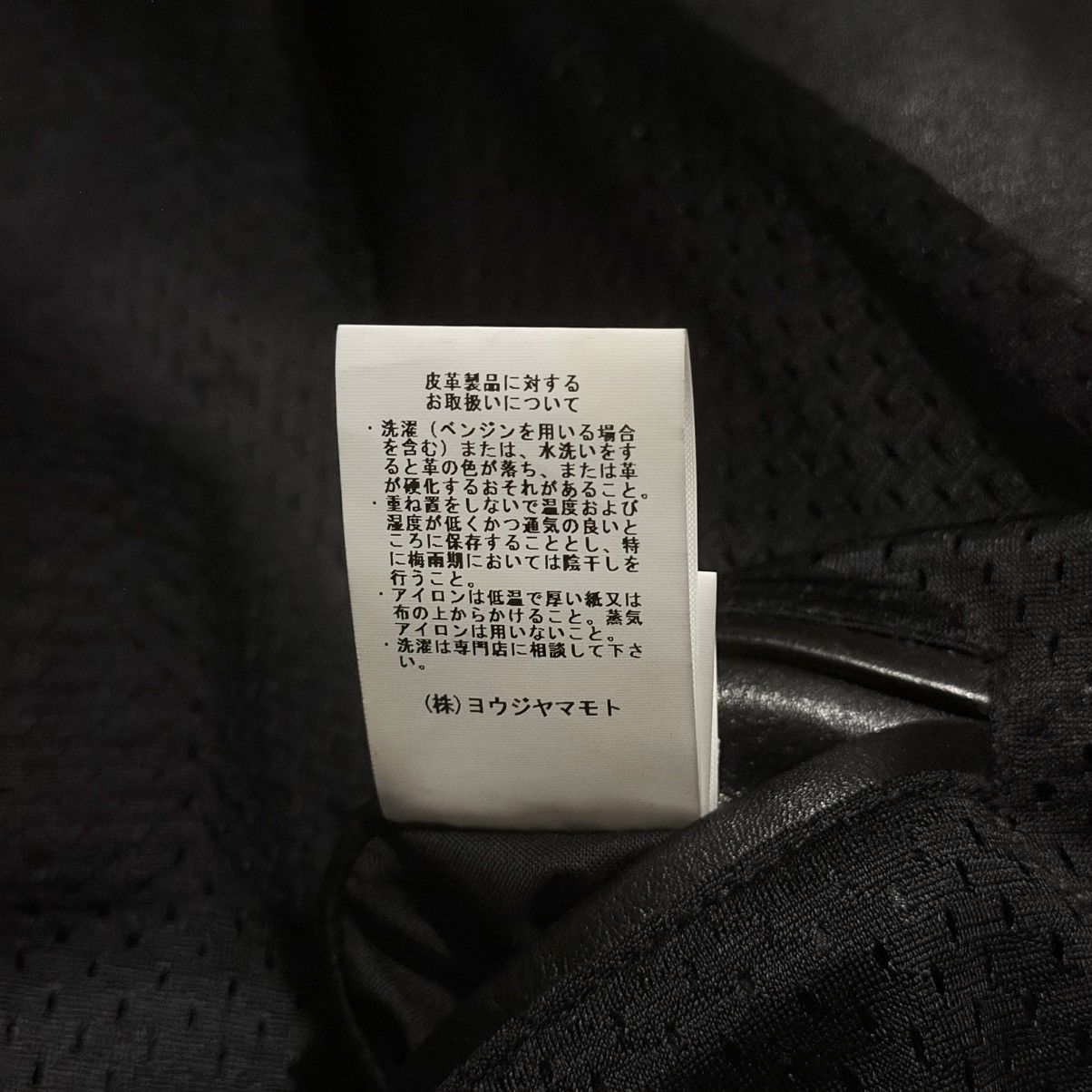 Yohji Yamamoto AW24/25 Yohji Yamamoto x Dainese Leather Moto Racer Jacket Size US XL / EU 56 / 4 - 21 Thumbnail
