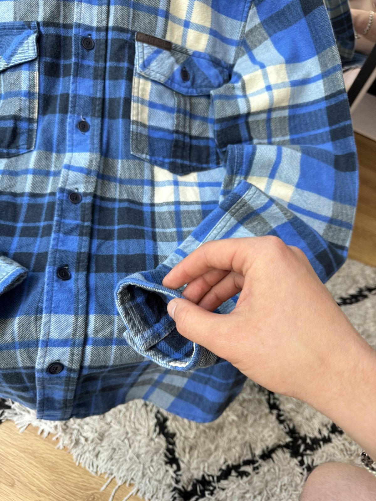 Quiksilver QuikSilver vintage flannel over shirt size M Size US M / EU 48-50 / 2 - 6 Thumbnail