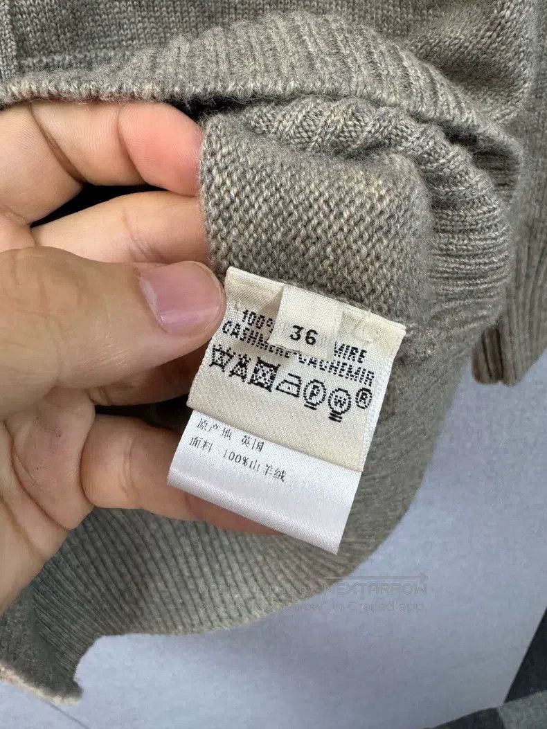 Hermes Hermes Grey Cashmere Cardigan Size XS / US 0-2 / IT 36-38 - 5 Thumbnail