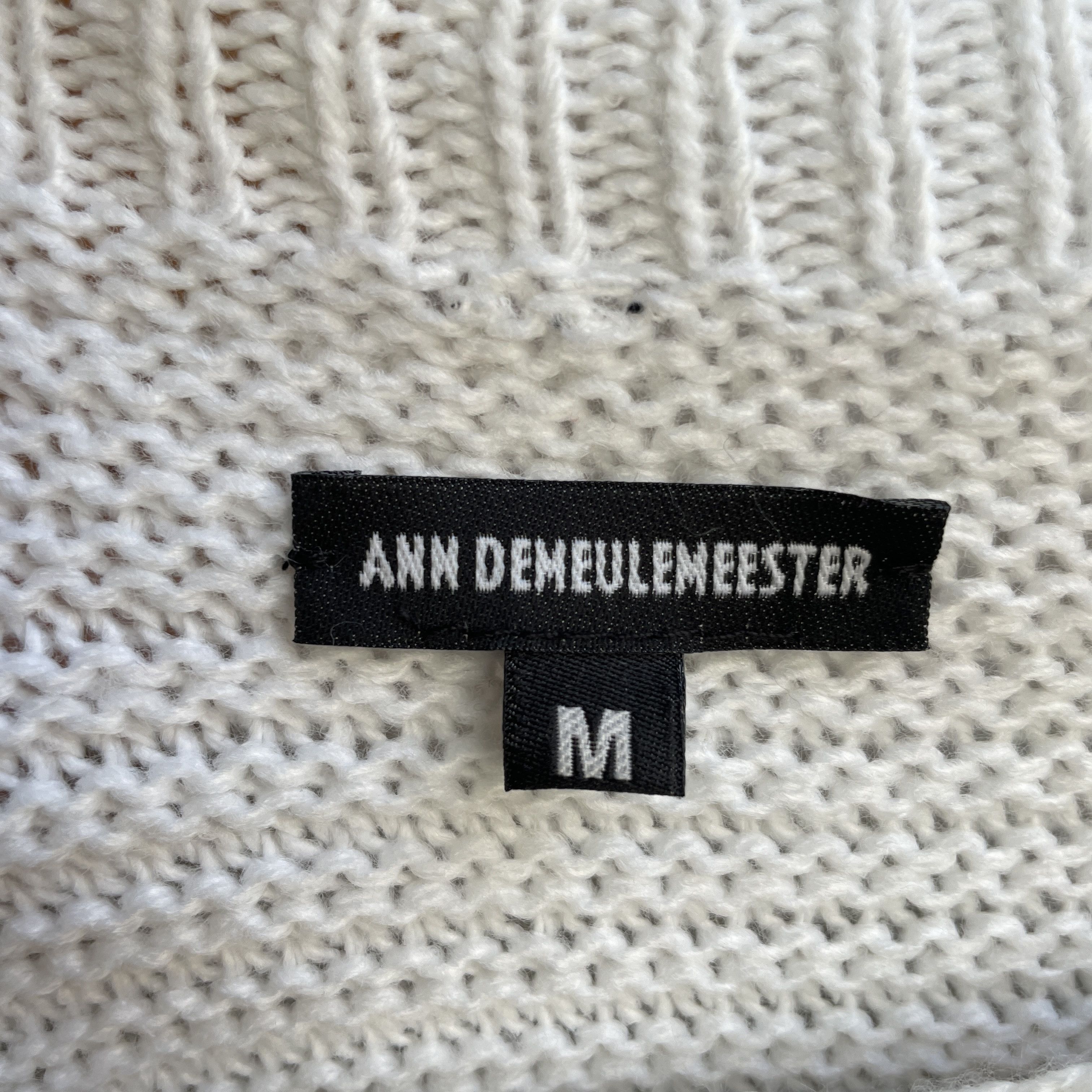 Ann Demeulemeester Ann Demeulemeester Wool Mohair Wide Stripe Cropped Sweater Size M / US 6-8 / IT 42-44 - 9 Thumbnail