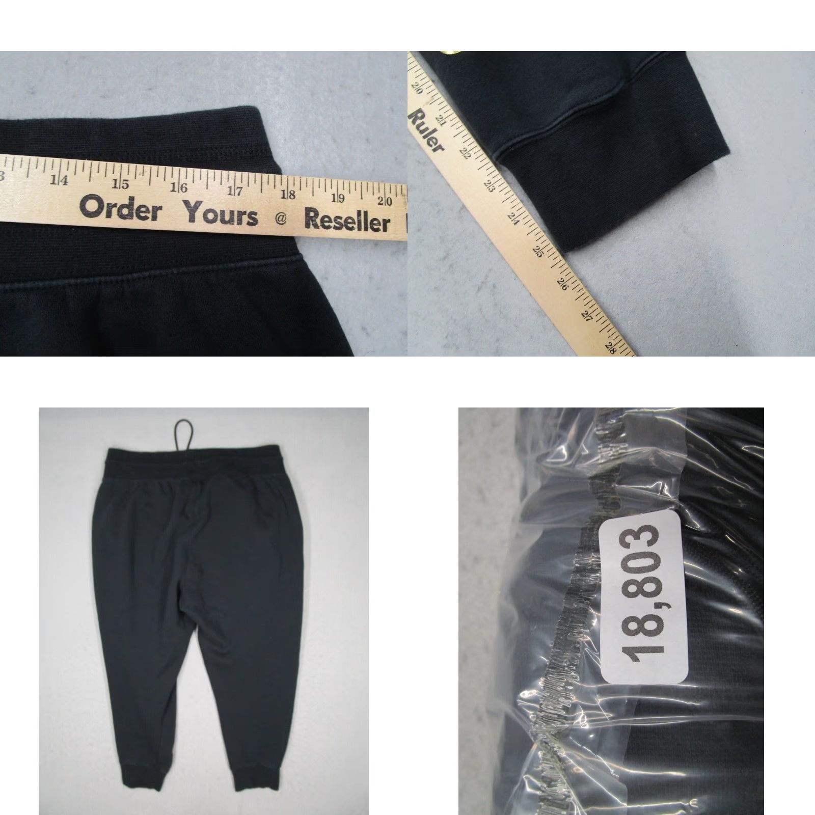 Nike Nike Jogger Women 1X Black Sportswear Fleece Shine Gold Athleisure Workout Pants Size 30" / US 8 / IT 44 - 8 Thumbnail
