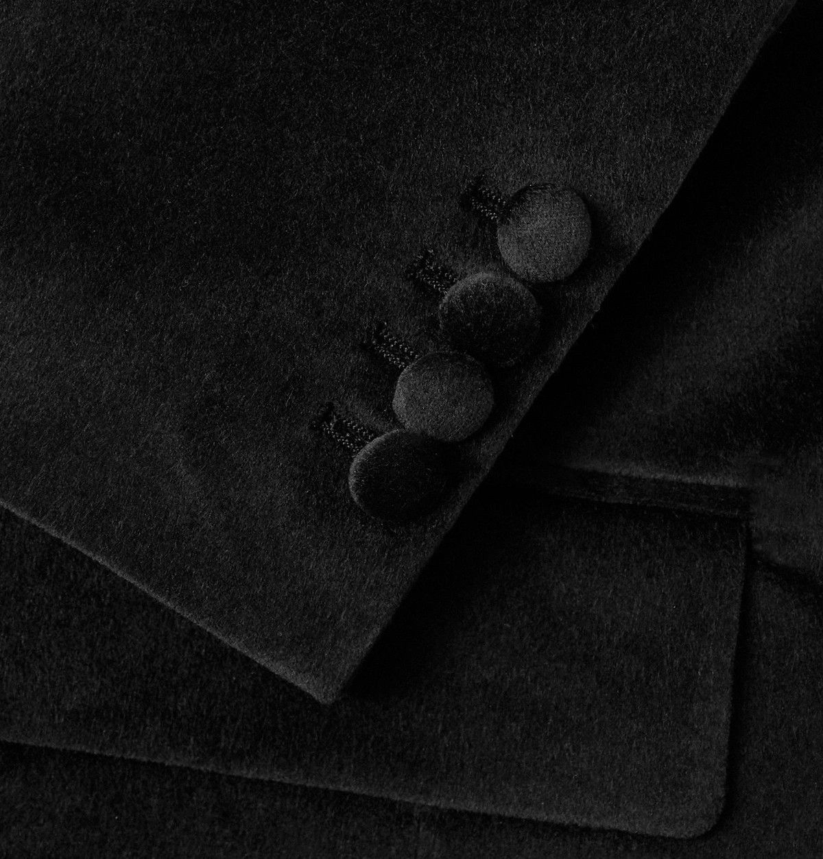 Amiri o1y0525 Velvet Blazer in Black Size US M / EU 48-50 / 2 - 2 Thumbnail