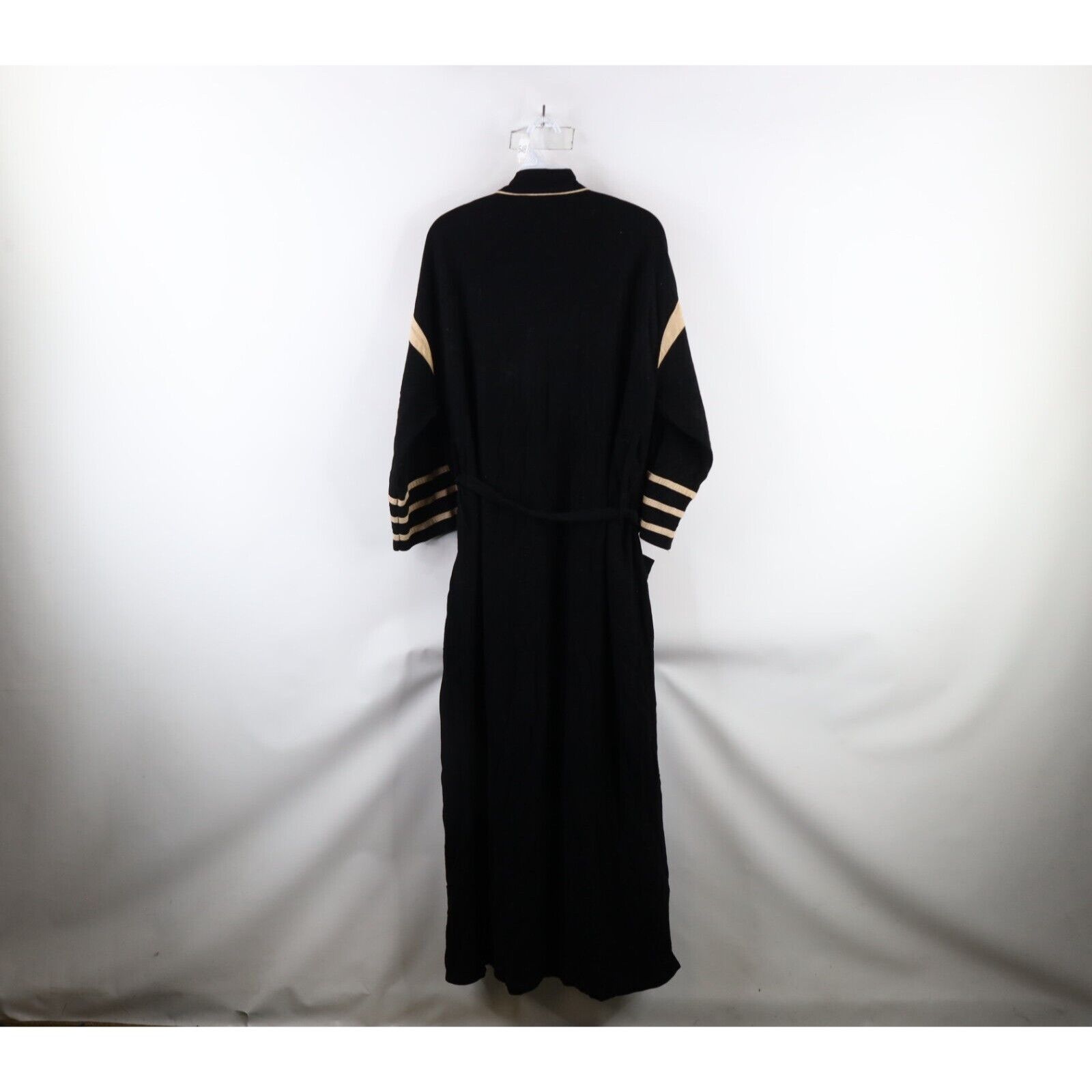 Vintage Vintage 60s 70s Streetwear Striped Velour Belted Robe Size US L / EU 52-54 / 3 - 12 Thumbnail