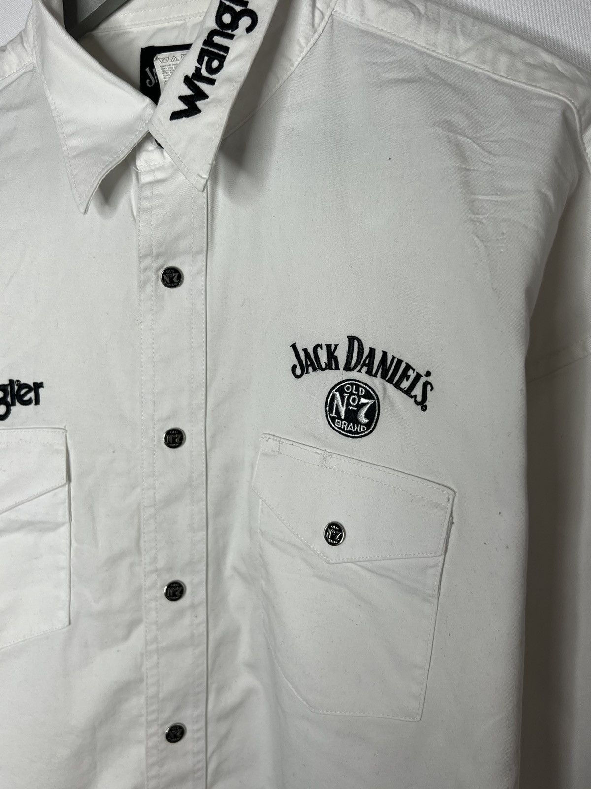 Other 🔥Vintage Wrangler Jack Daniel’s Shirt Button Up Long Sleeve🔥 Size US XXL / EU 58 / 5 - 8 Thumbnail