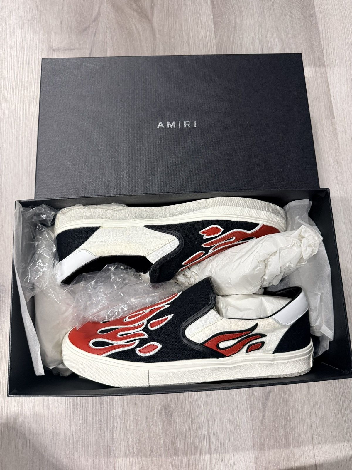 Amiri Amiri Low Flame Red Kicks Size US 8 / EU 41 - 1 Thumbnail