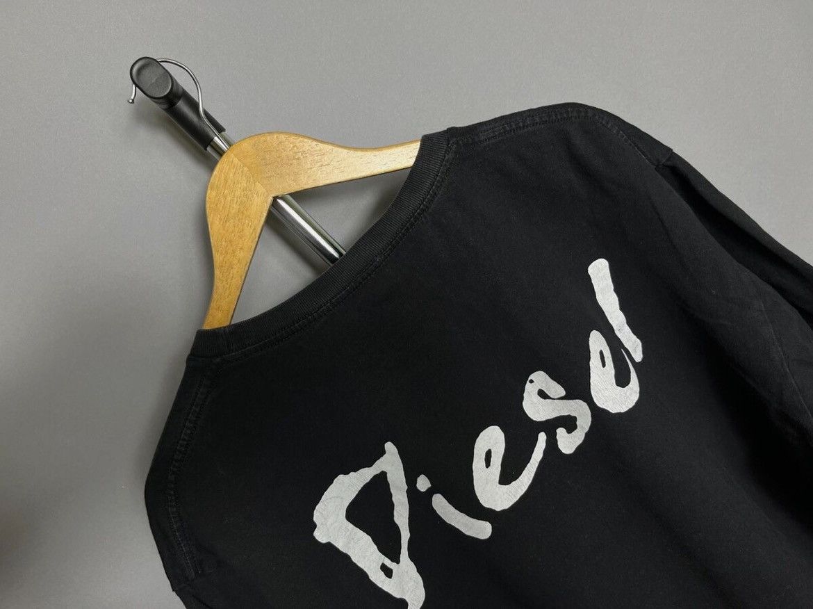 Diesel × Vintage DIESEL T-Shirt Mens Vintage 90s Cotton Double Sided Avirex Size US XXL / EU 58 / 5 - 5 Thumbnail