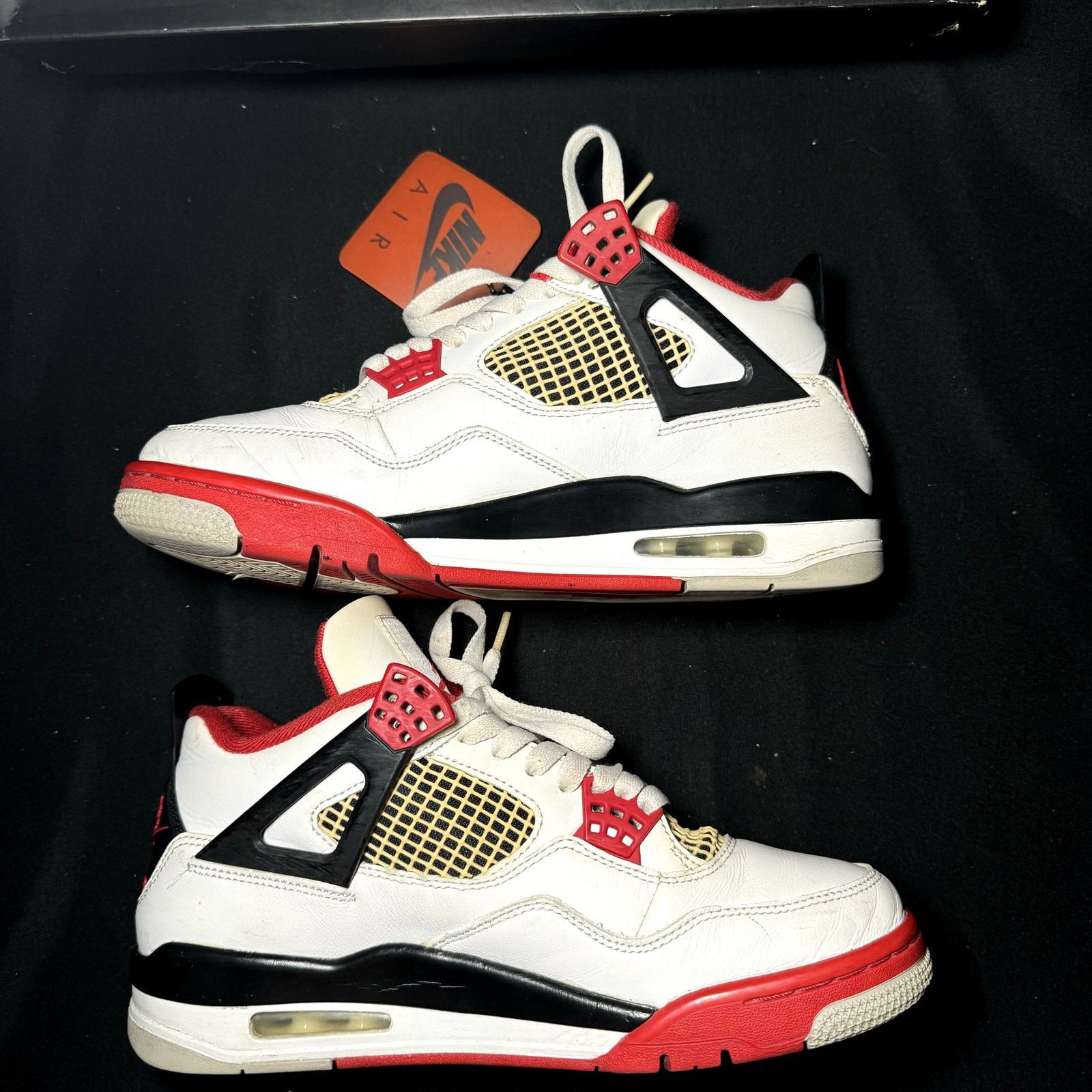 Jordan Brand × Nike Size 8 - Nike Air Jordan 4 Retro OG Fire Red 2020 Men' Shoes Size US 8 / EU 41 - 2 Thumbnail