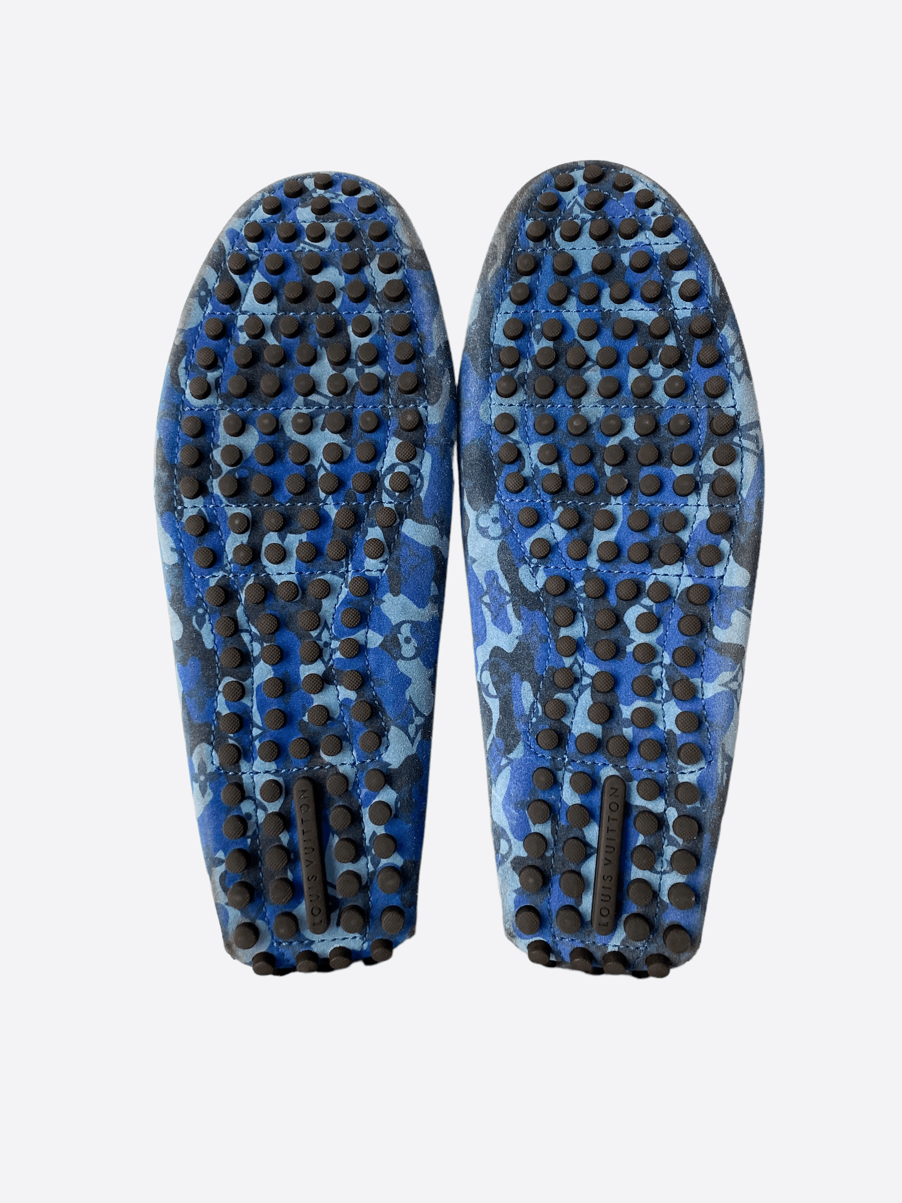 Louis Vuitton Louis Vuitton Blue Camouflage Mocassins Size US 11.5 / EU 44-45 - 5 Thumbnail