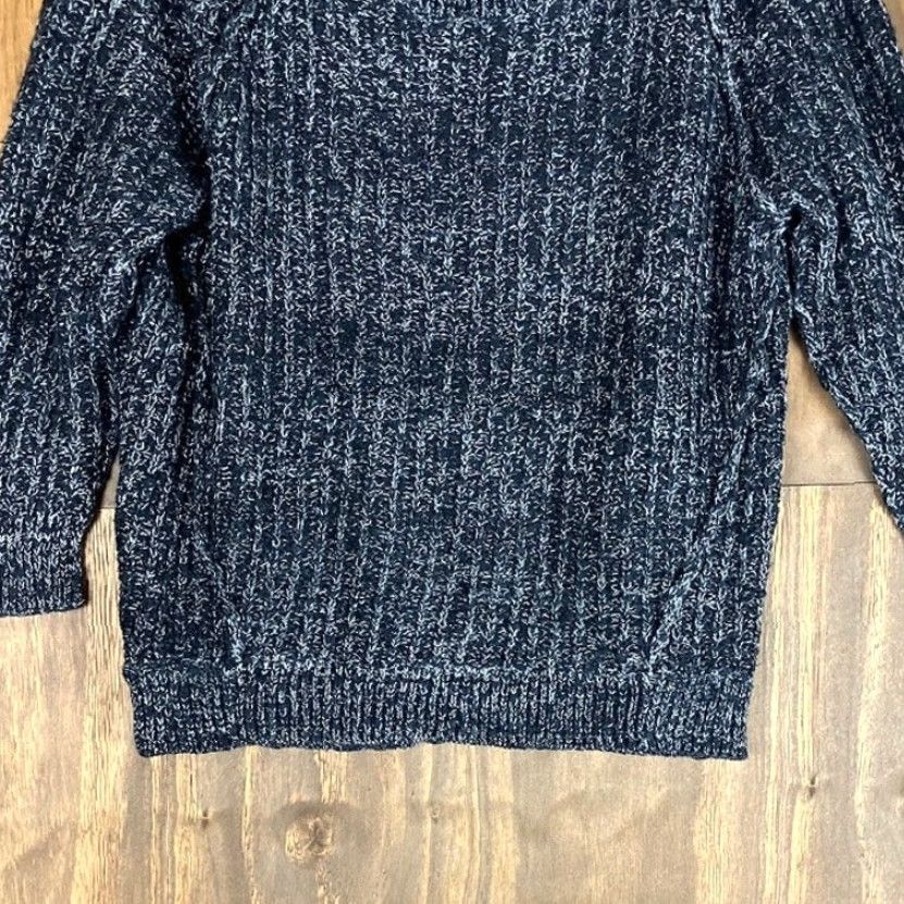 Free People Free People Womens Sweater Black Slouchy Pullover Knit Ribbed M Size M / US 6-8 / IT 42-44 - 3 Thumbnail