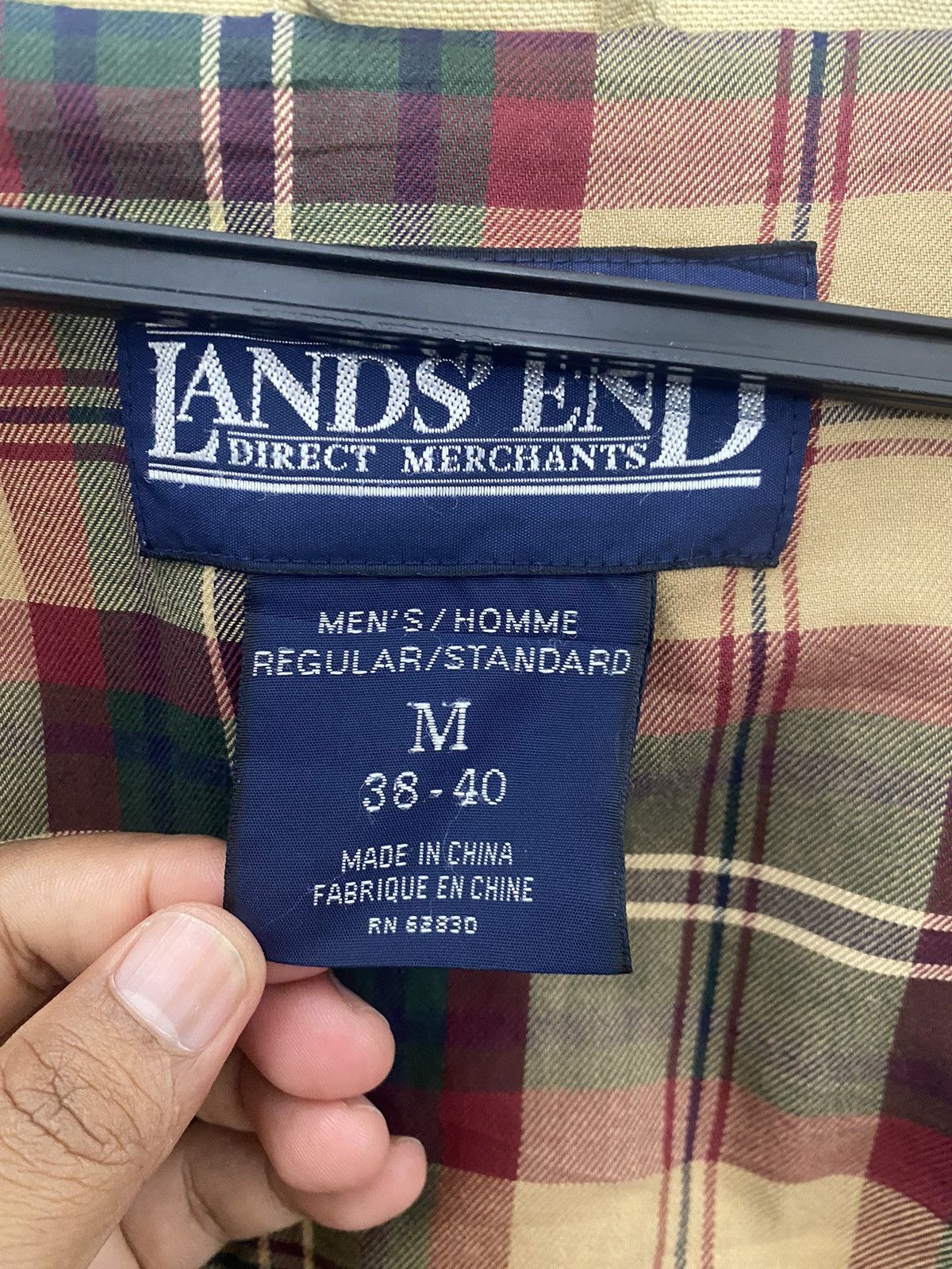 Carhartt × Lands' End × Vintage RARE ‼️ LANDS’ END 80s Vintage Duck Canvas Field Jacket Size US M / EU 48-50 / 2 - 7 Thumbnail