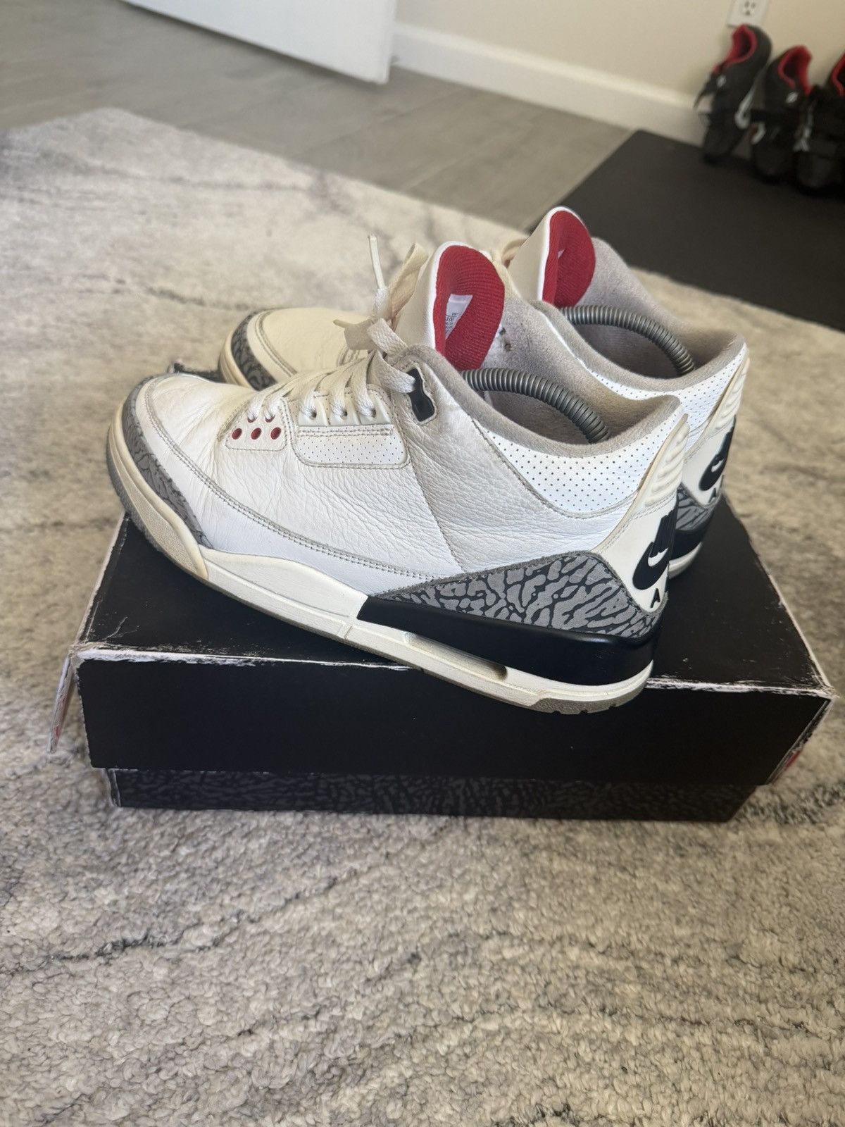 Jordan Brand Air Jordan White Cement 3 Reimagined Size US 9.5 / EU 42-43 - 2 Thumbnail