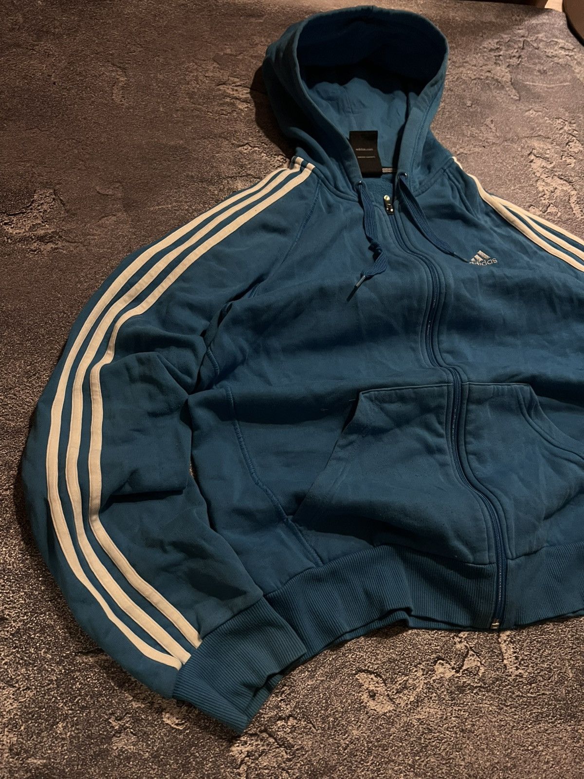 Vintage Archive Streetwear Adidas Essentials Y2K Glamour Swag Zip Size US M / EU 48-50 / 2 - 2 Thumbnail
