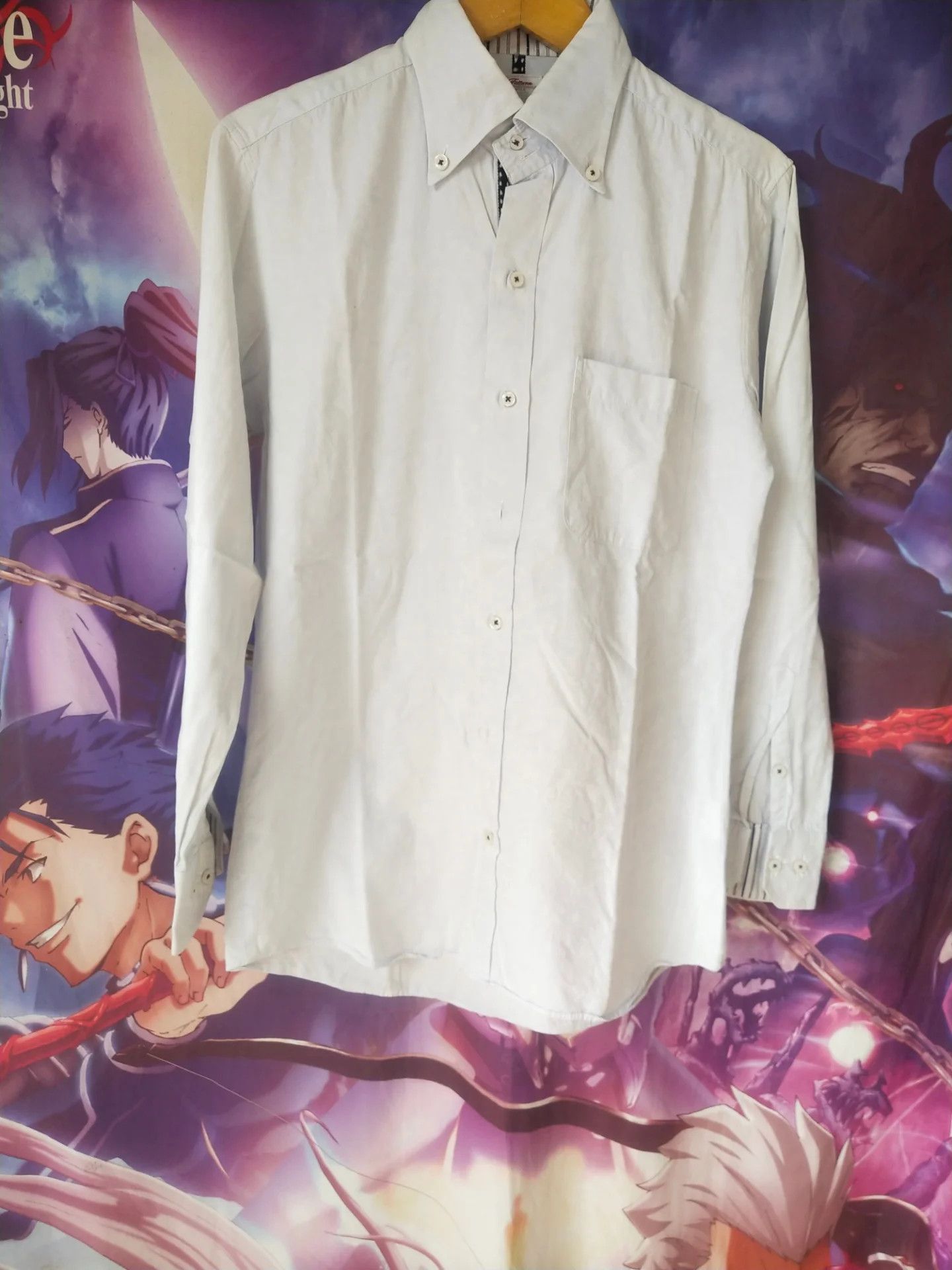 Vintage Vintage 80s Fattura Stile Made In Japan Jacquard Shirt Size US M / EU 48-50 / 2 - 1 Thumbnail