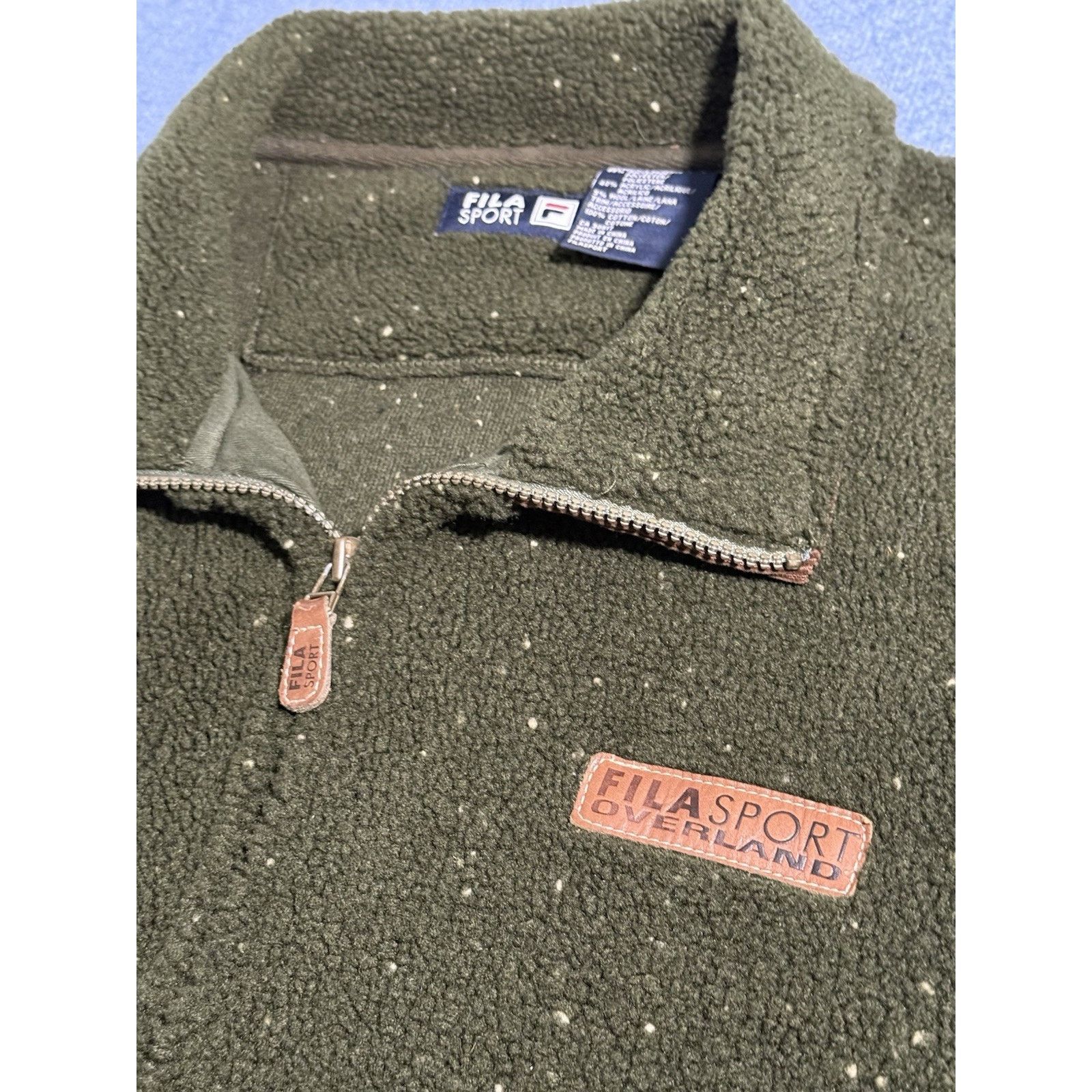Fila Vintage Fila Sport Spotted Hunting Style Vest Brown Trim Size US L / EU 52-54 / 3 - 2 Thumbnail