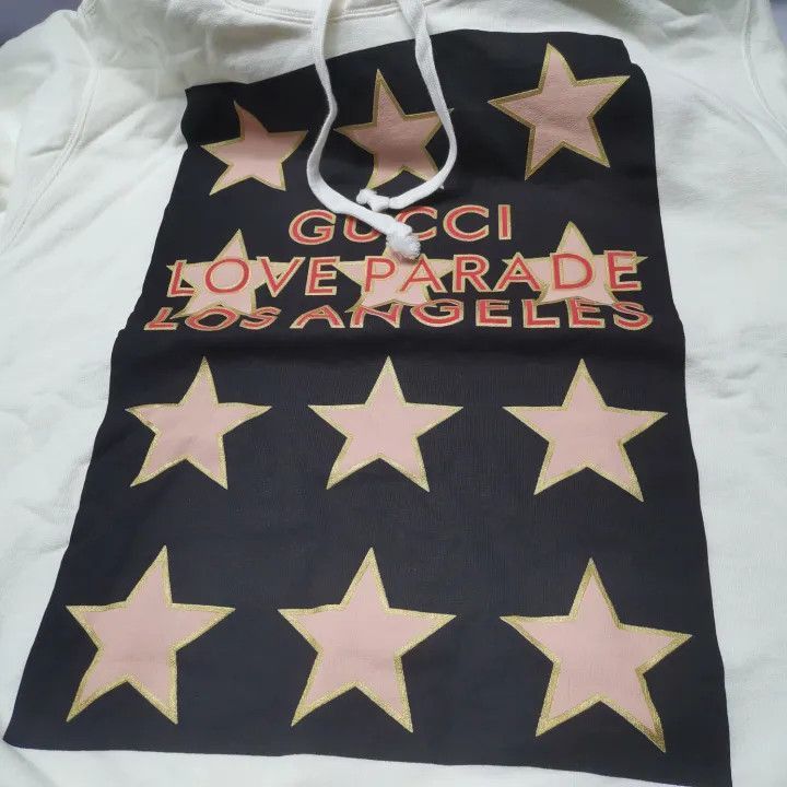 Gucci Gucci Gucci SS22 Logo Star Print Hoodie -2506 Size US L / EU 52-54 / 3 - 7 Thumbnail