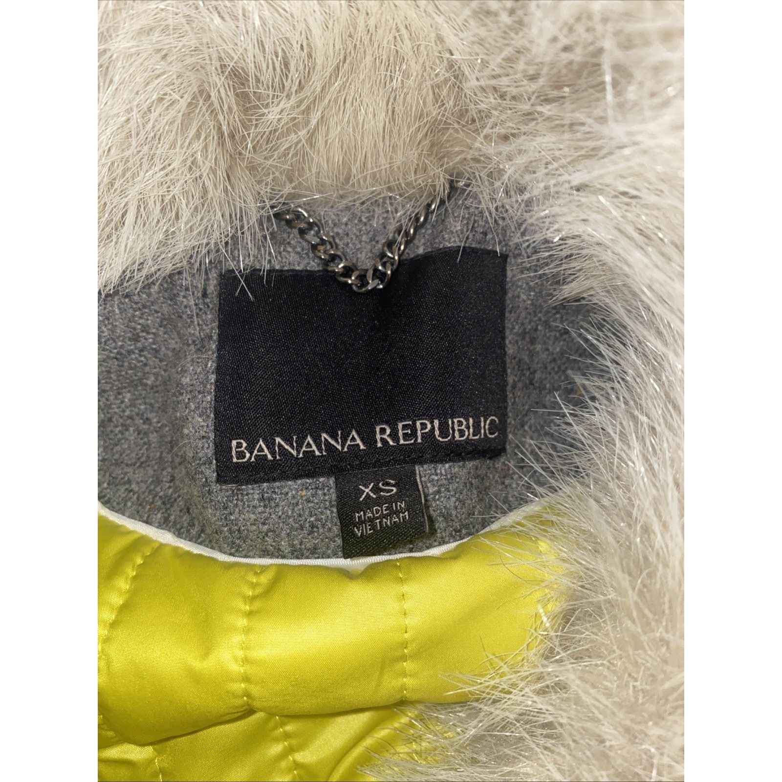 Banana Republic Banana Republic Women's Plaid Faux Fur Trim Zip Jacket XS Size XS / US 0-2 / IT 36-38 - 9 Thumbnail