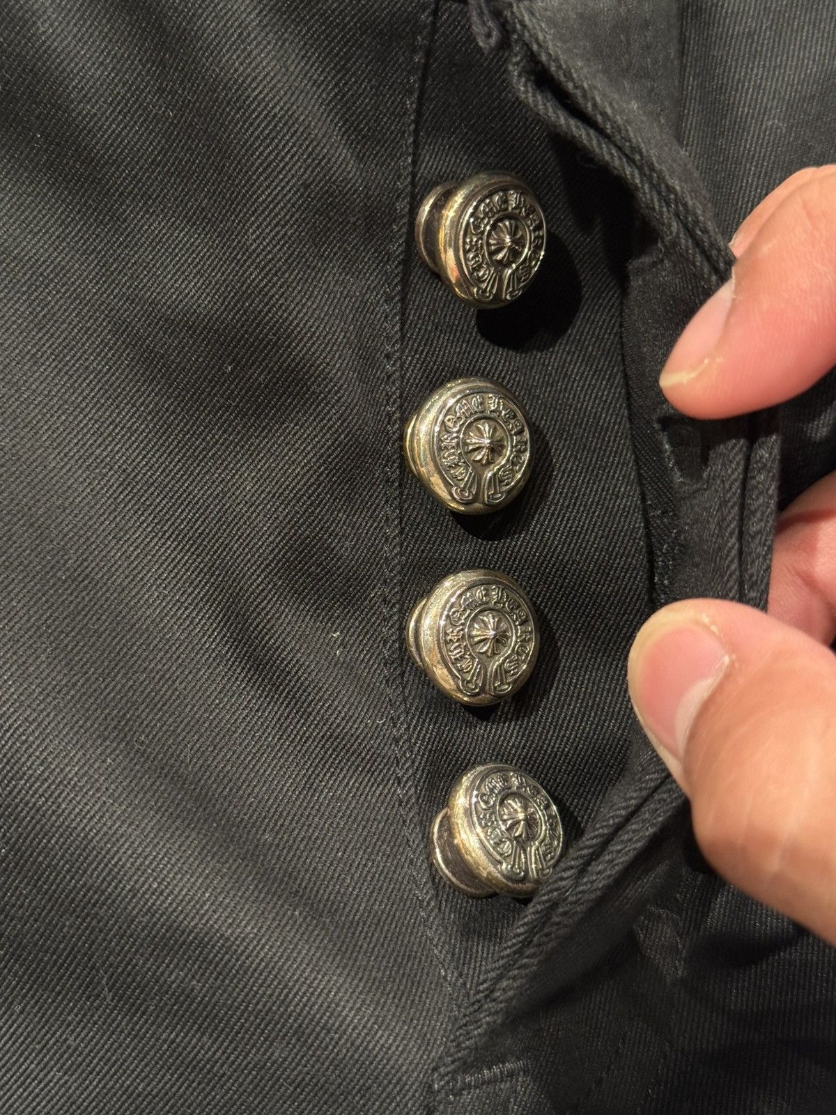 Chrome Hearts Chrome Hearts Black Camo Cross Patch Chino Pants Size US 36 / EU 52 - 13 Thumbnail