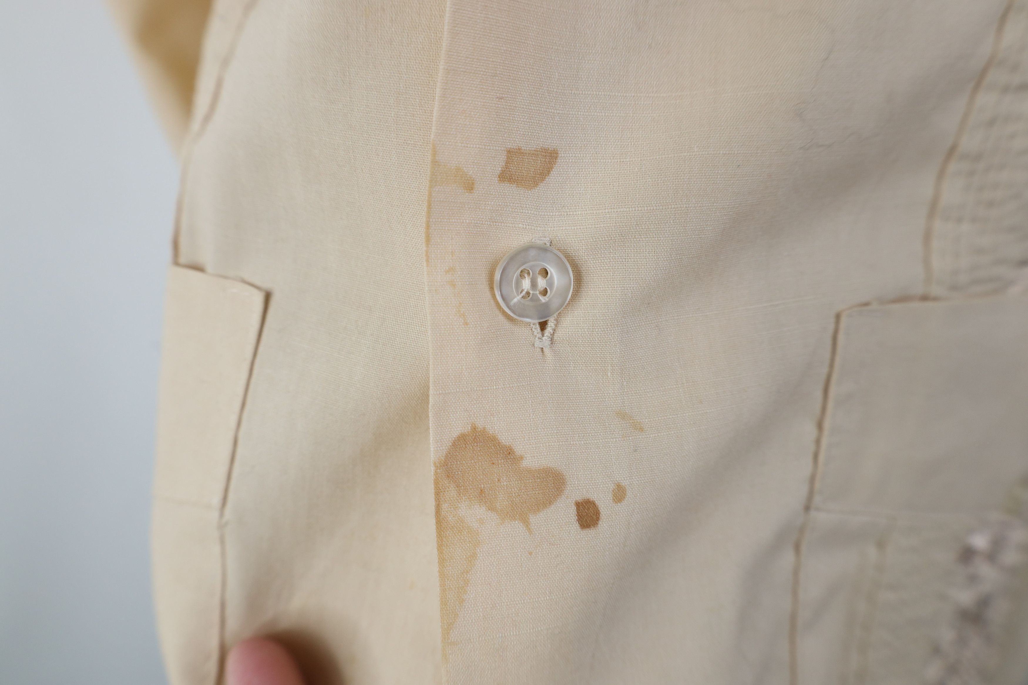 Vintage Vintage 60s 70s Rockabilly Guayabera Wedding Button Shirt Size US L / EU 52-54 / 3 - 4 Thumbnail