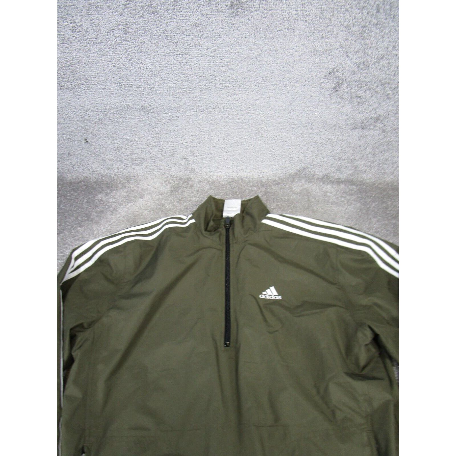 Adidas Adidas Jacket Mens Medium Army Green Track Running Stains Grailed