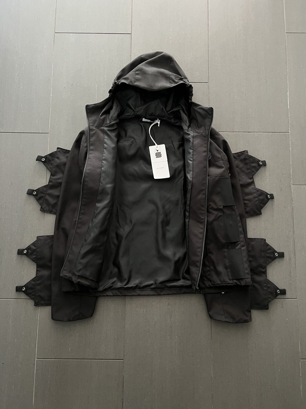 Other Olly Shinder SS23 Runway Crocodile Shell Hooded Jacket Size US XL / EU 56 / 4 - 8 Thumbnail