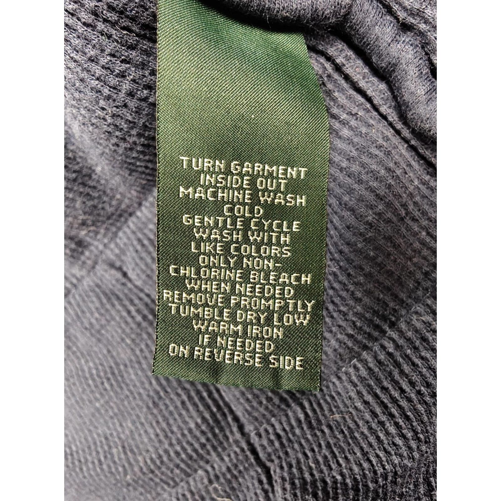 Ralph Lauren VINTAGE Lauren Ralph Lauren Military Fireman Jacket Womens XL Blue Quilted Jacket Size XL / US 12-14 / IT 48-50 - 5 Thumbnail