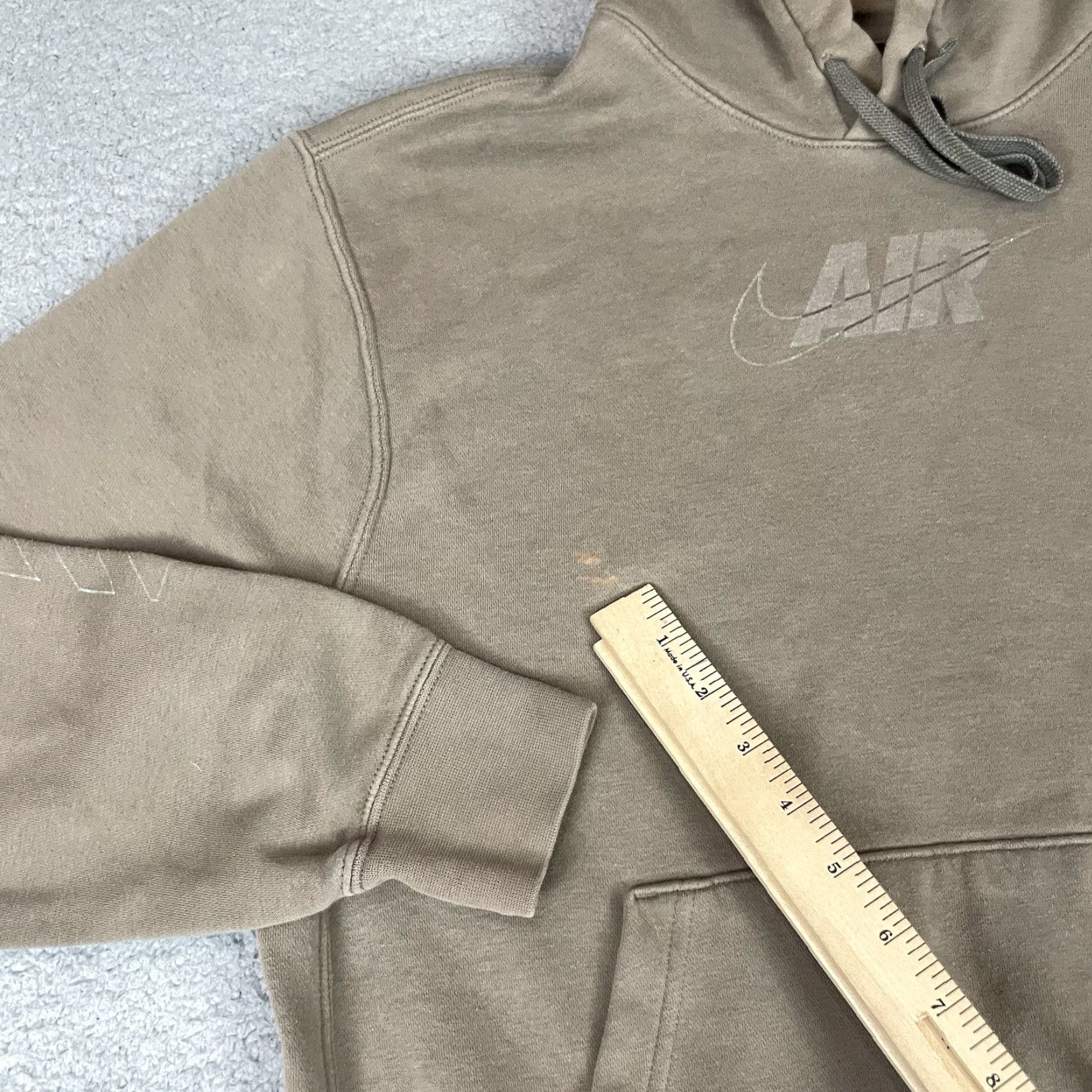 Nike VINTAGE Nike Hoodie Mens M Brown Sweatshirt Long Sleeve Pullover Hooded Graphic Print Swoosh Logo Size US M / EU 48-50 / 2 - 6 Thumbnail