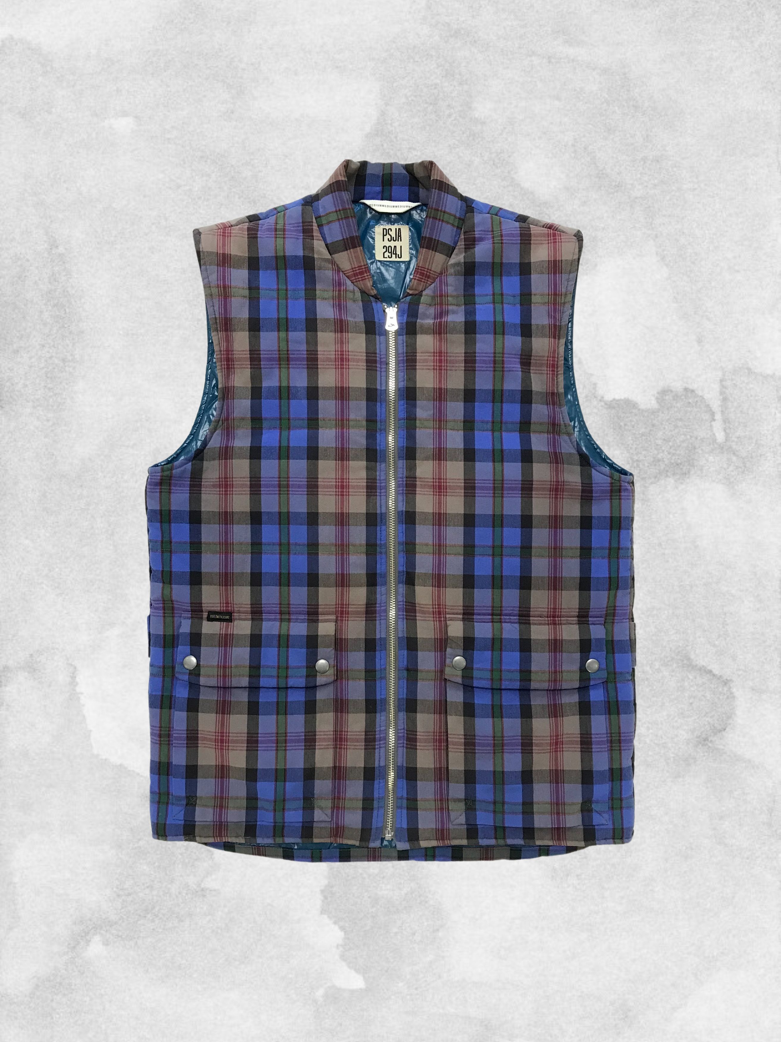 Paul Smith PAUL SMITH Vest Primaloft Insulated Check Gilet Quilted Size US M / EU 48-50 / 2 - 1 Thumbnail