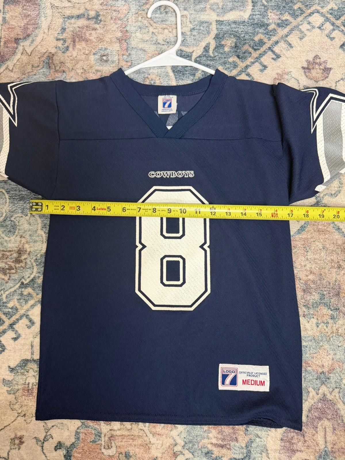 Other Dallas Cowboys Kids Troy Aikman Logo 7 Jersey M Size ONE SIZE - 10 Thumbnail