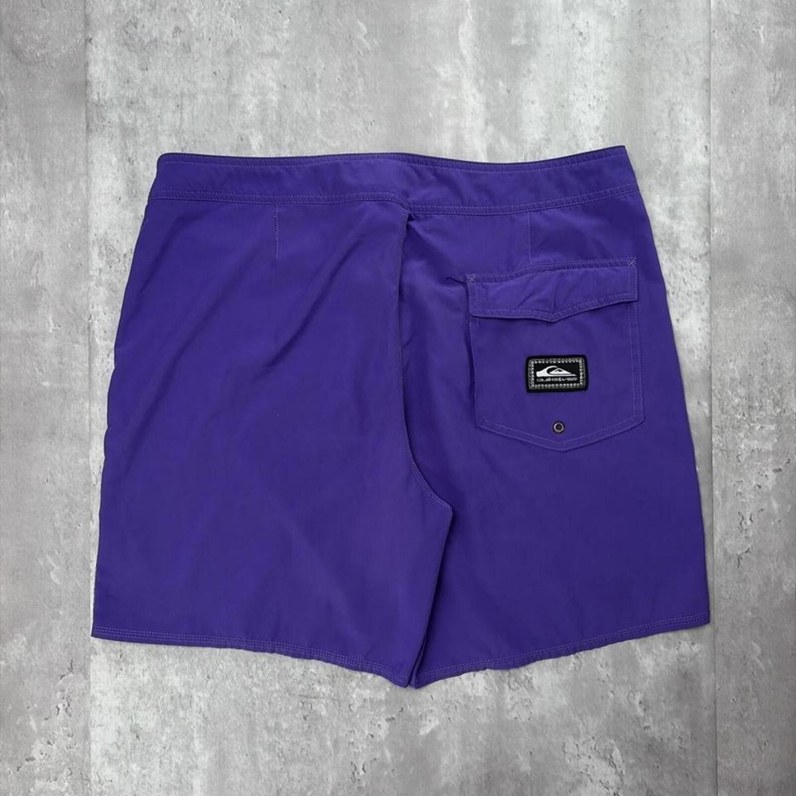 Quiksilver Y2K Purple Quiksilver Surf Grunge Baggy Board Shorts Size US 36 / EU 52 - 2 Thumbnail
