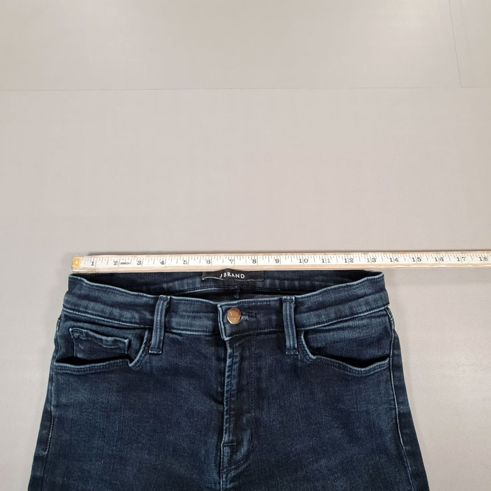 J Brand J Brand Jeans Bootcut Womens Denim Blue W27 L25 Selena Bootcut Stretch Denim Regular Rise Mid 9.5" Zip Fly Pockets 5-Pocket Size 42" / US 20 - 5 Thumbnail